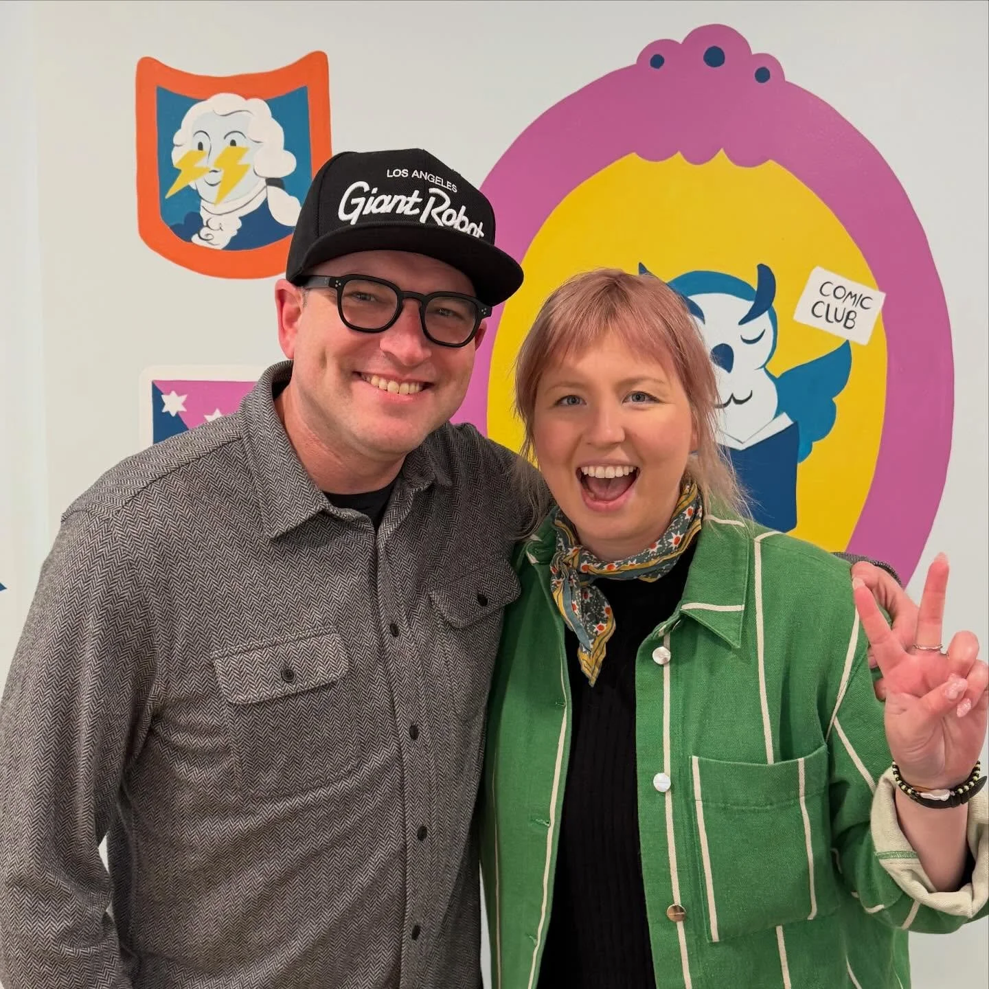 The @washuivc program was so lucky to have a few amazing days with @natandrewson - not only is she an incredible artist but she&rsquo;s also a ray of sunshine (and a Risograph genius). Thanks for inspiring us Natalie. 🙏❤️#riso #risograph