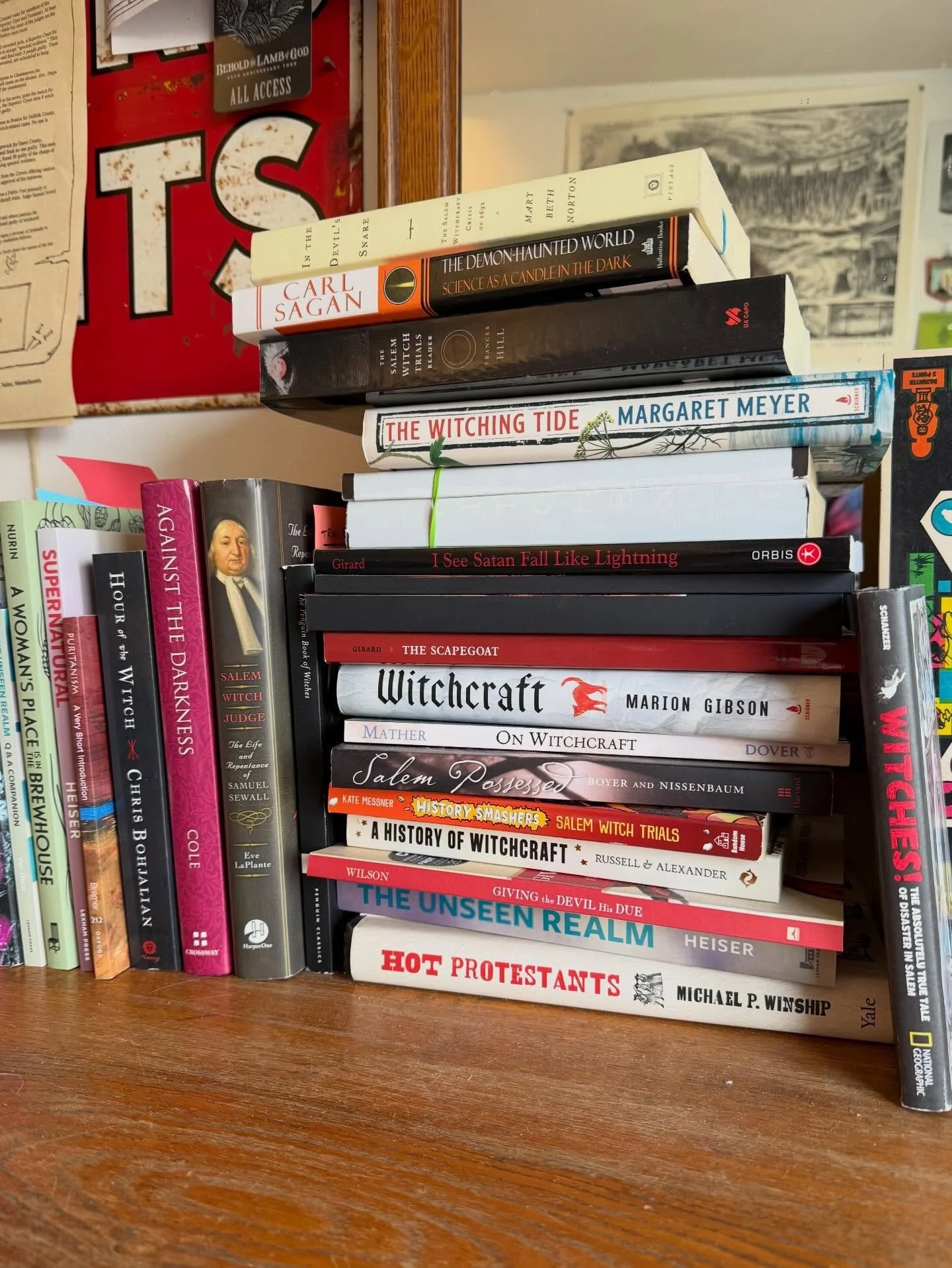 Read my first book about Salem in 2023, but the bulk of my research on Salem is finally done. Now&hellip; time to start the hard part. My next long form graphic novel is called &ldquo;Demons Among the Saints: Fear, Fever, and Fundamentalism at Salem&