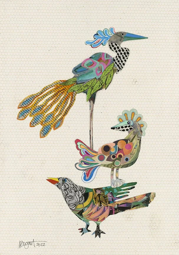 Bird Totem 6 'Farrah, Jaclyn, Kate'