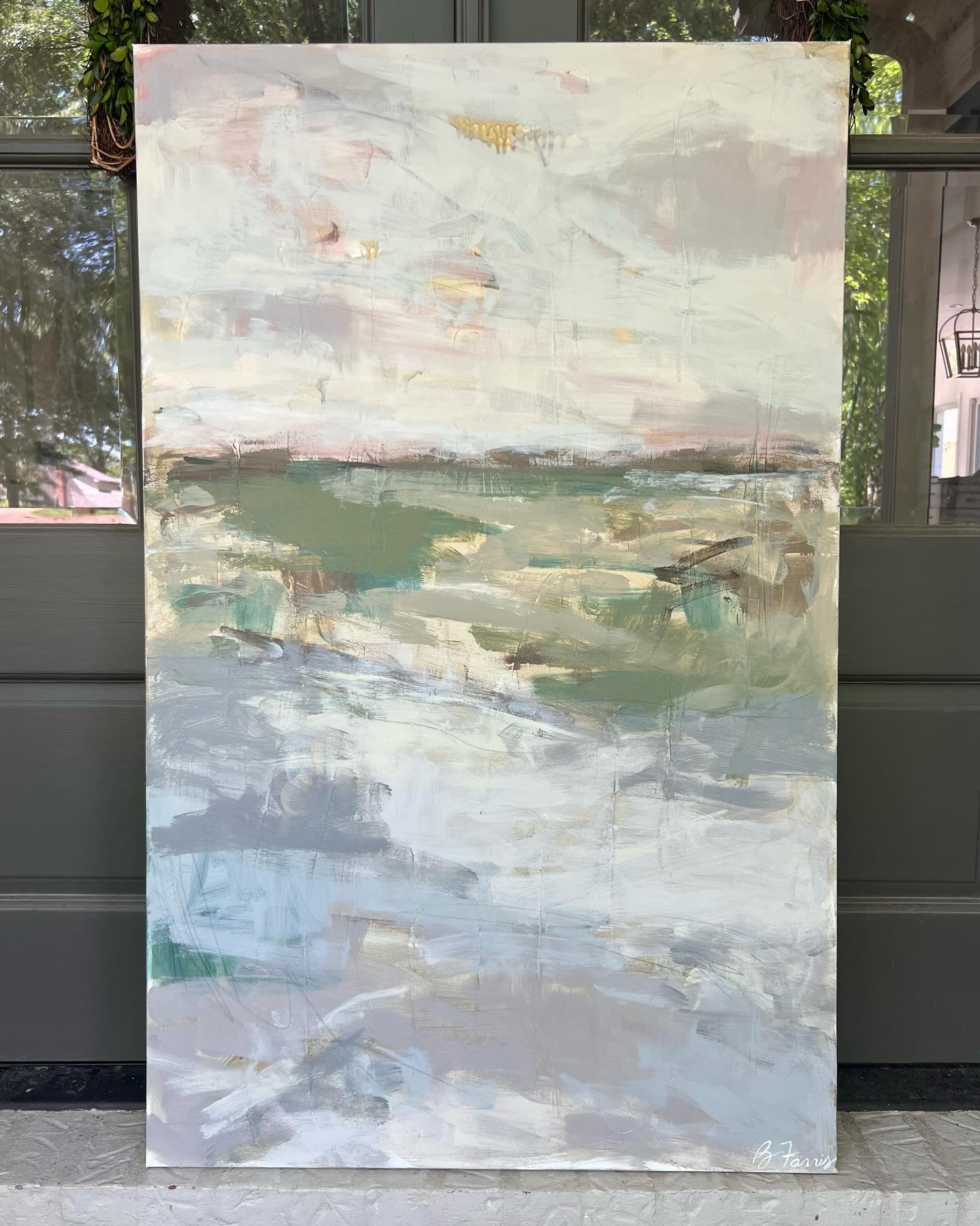 I have four large-scale paintings available! Posting in stories. Please DM for pricing or to set up a time to come and have a look!

🌸🌿🌼

30x48, available for purchase