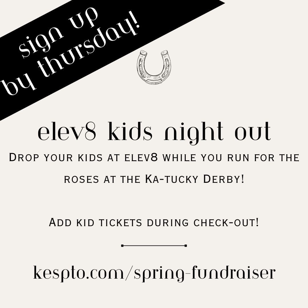 You asked, and we delivered! Only $12 per #KESKID! Come join in the fun, and leave the kids at Elev8! Purchase tickets on Betterunite (link in bio!)