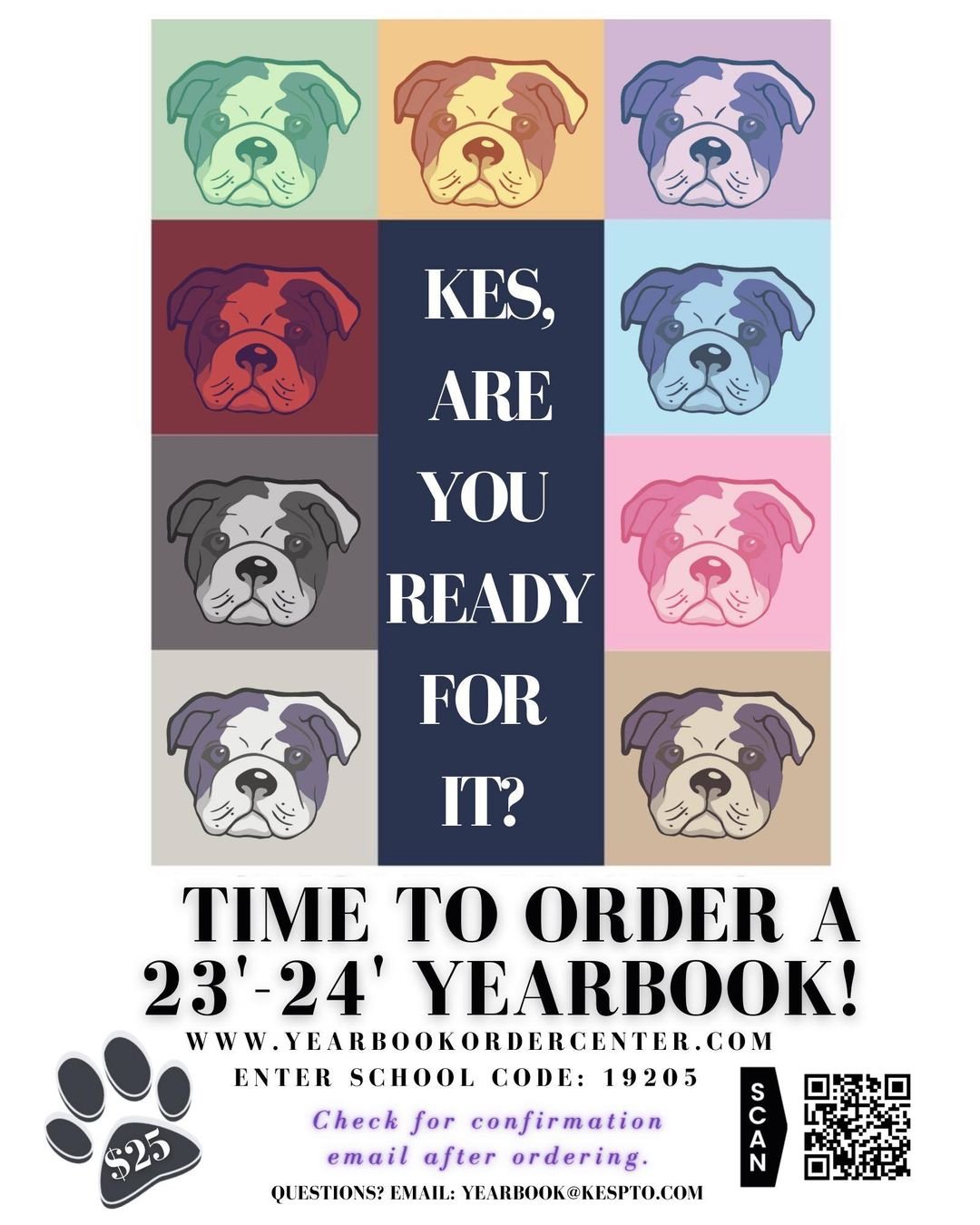 TGIF! Have you ordered a yearbook yet? If not, make sure to get your order in before the April 29th deadline. When ordering, please make sure you click &ldquo;submit order&rdquo; and receive a confirmation email. If you don&rsquo;t get one, your orde