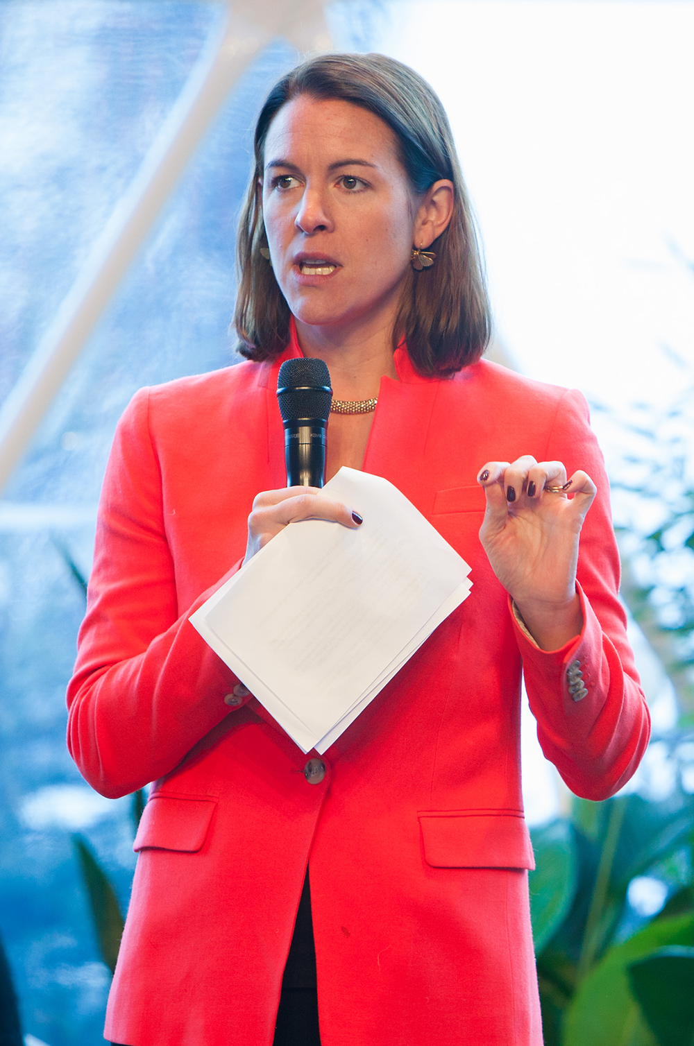 Jessica Espey at the Blockchain + AI + Human Summit 2019. Source : John Werner