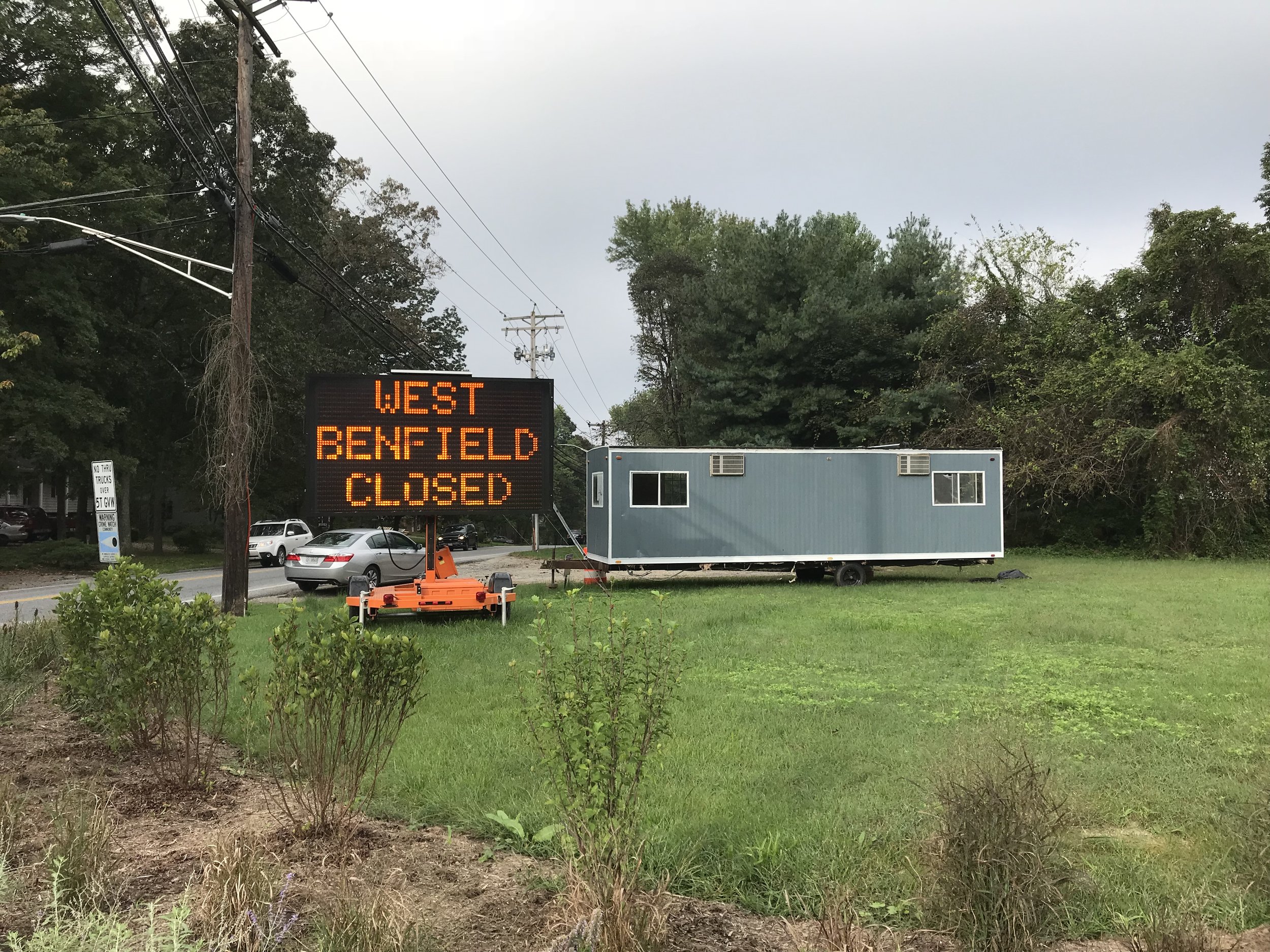 West Benfield Road Closure