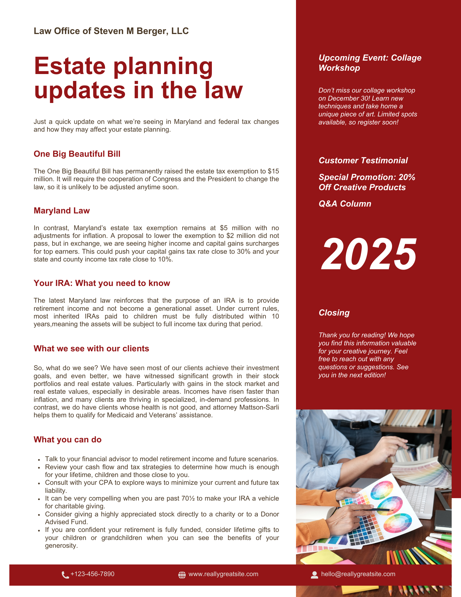 FAQ Friday: Estate Planning updates in the law