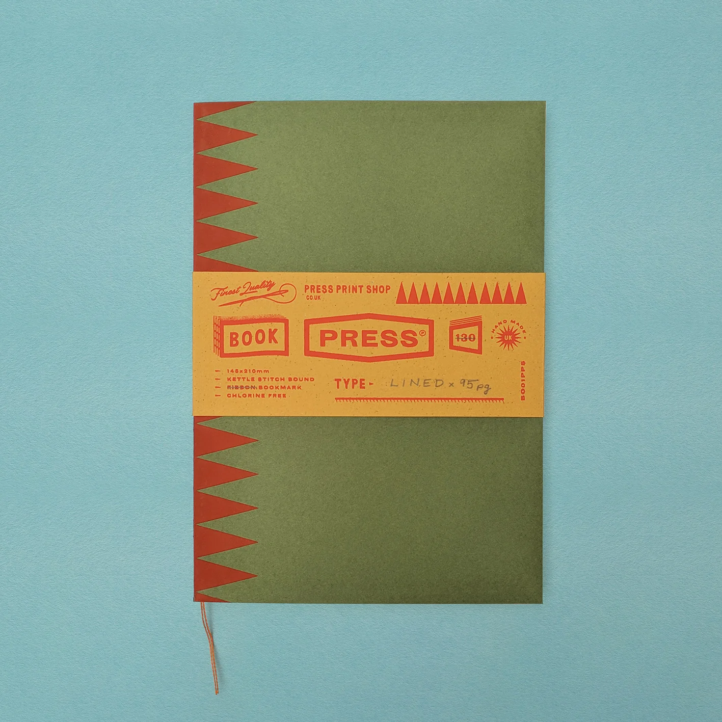 Handmade notebook – Available at pressprintshop.etsy.com