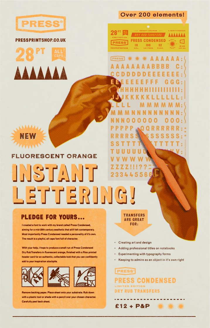 Press Print Shop – Crowdfunding campaign ad