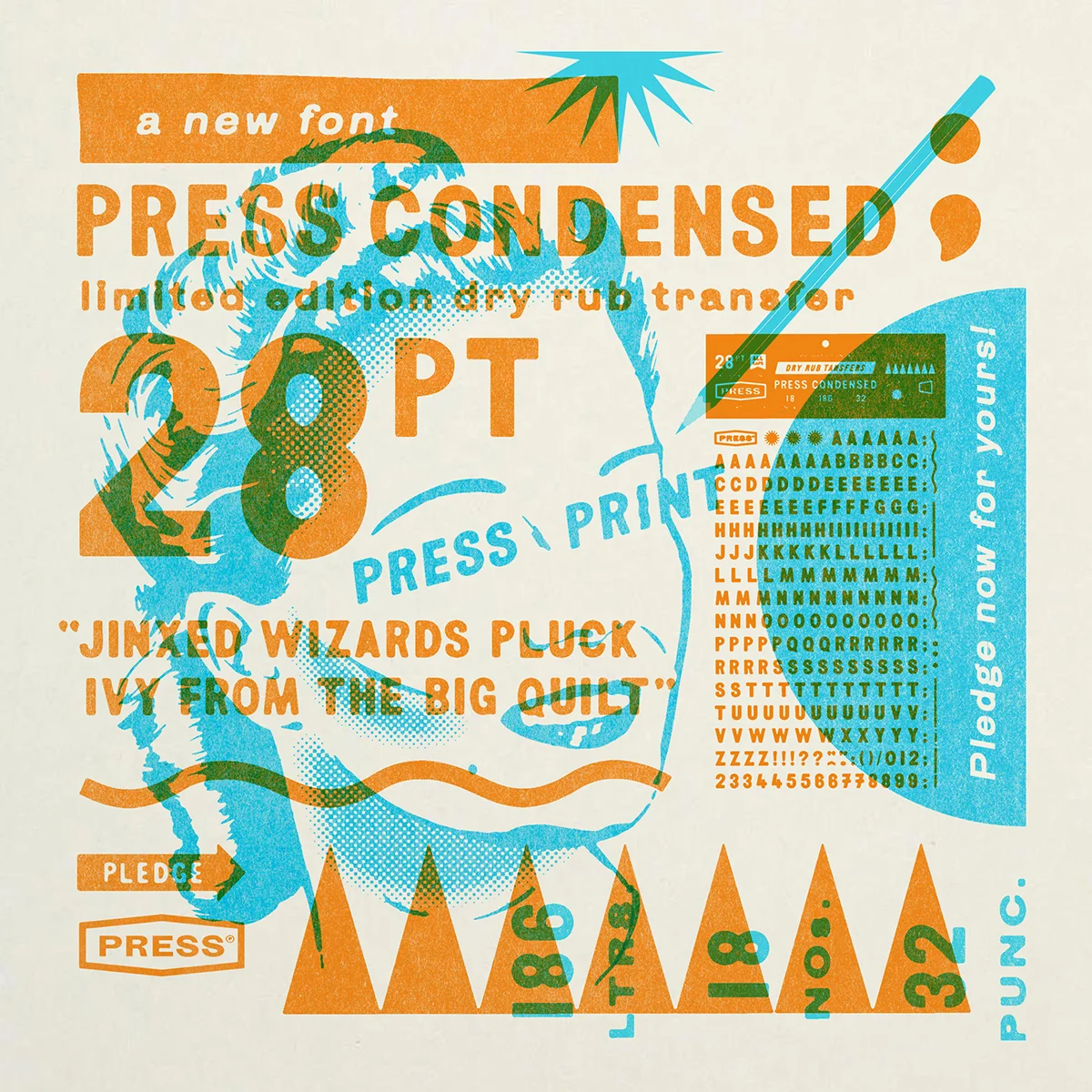 Press Condensed Pangrams