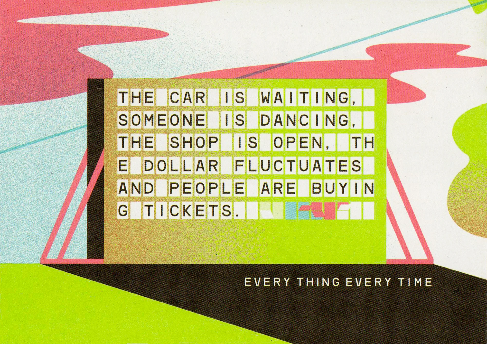 Every Thing Every Time – SXSW Leaflet