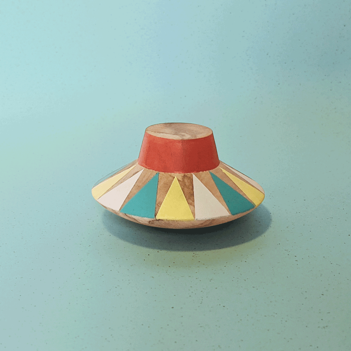 Press Print Shop - Wooden UFO Model