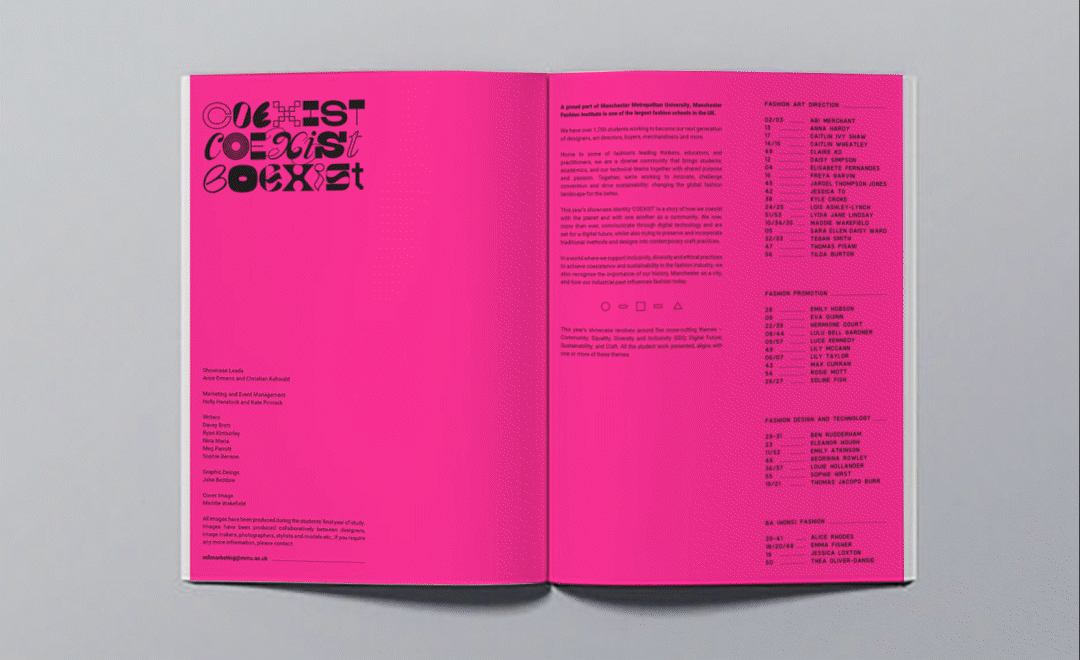 Coexist - Publication layout design
