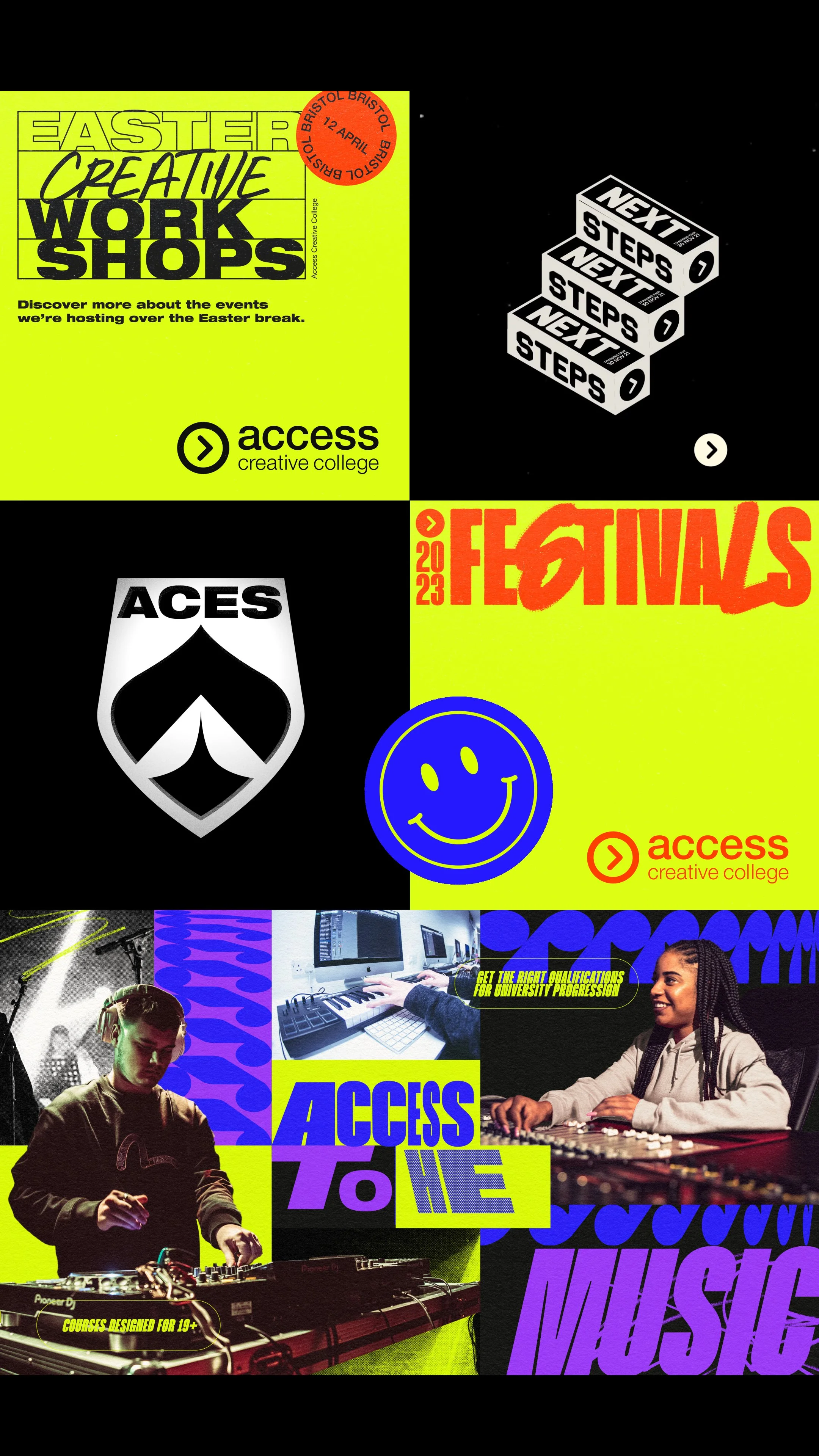 Access Creative College – Select work