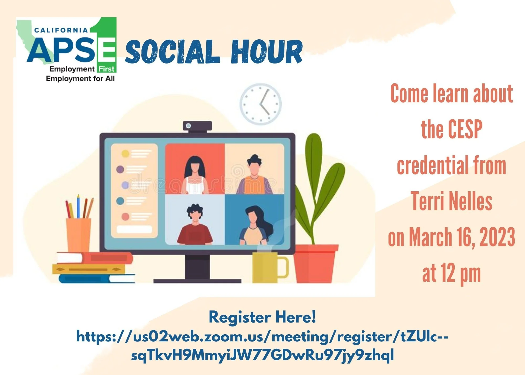 CA APSE Social Hour - Learn about CESP Credential!