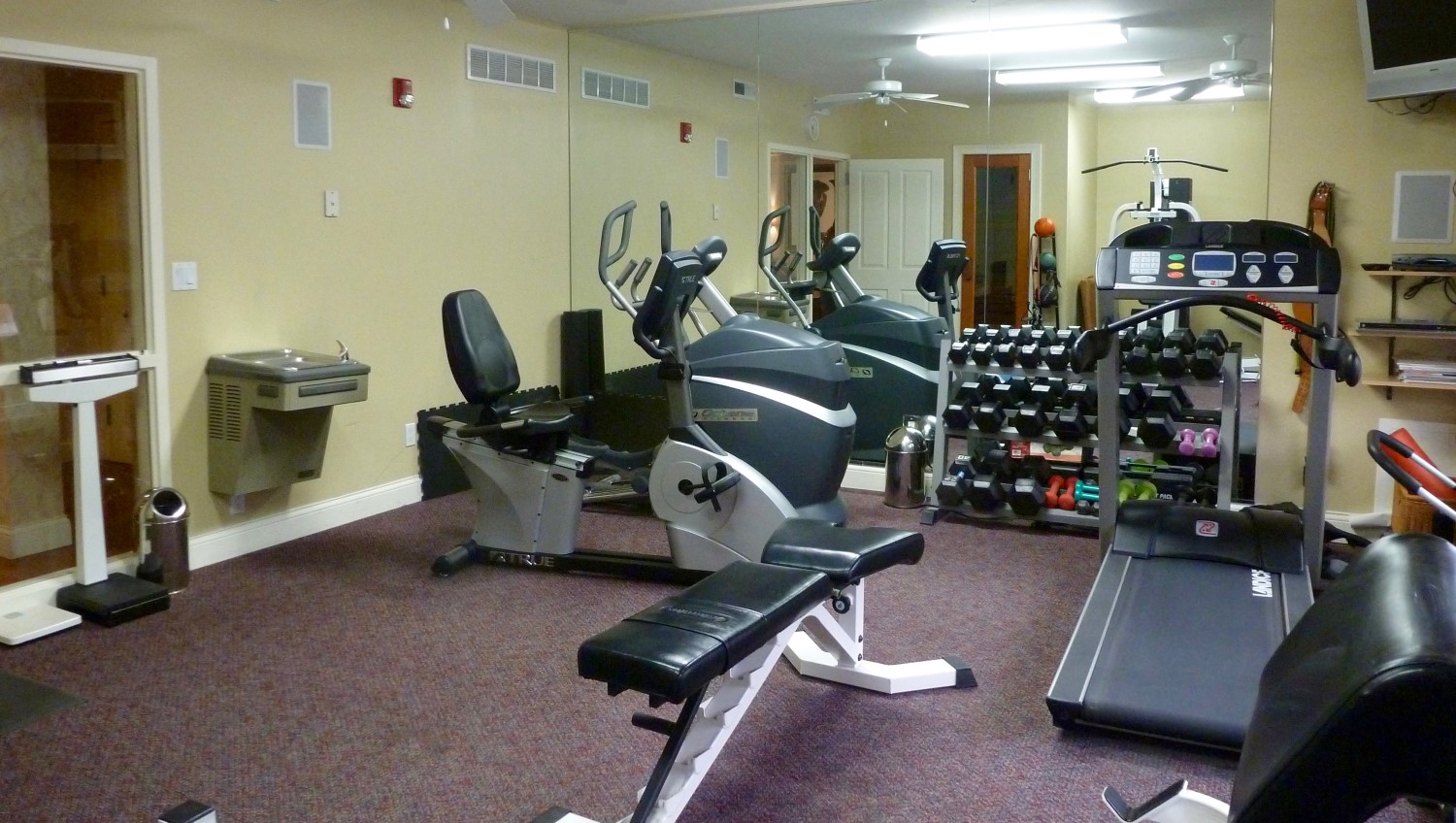   On-site Fitness Center complete with Sauna.  
