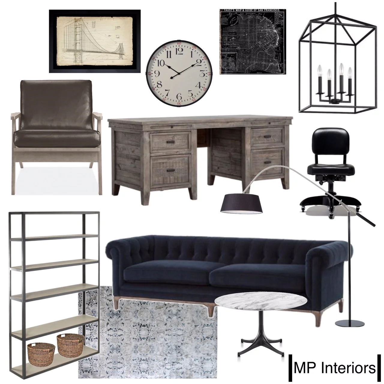 Industrial Modern Home Office