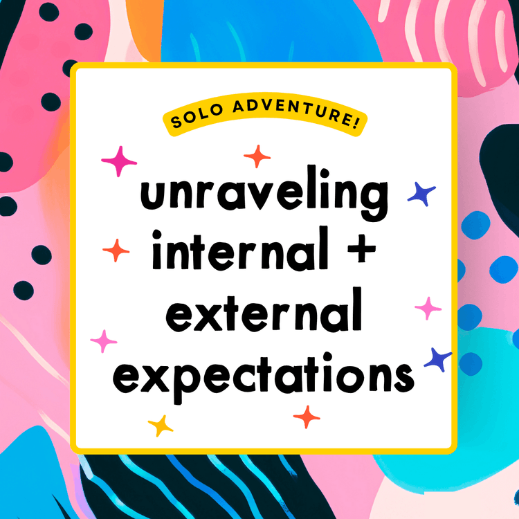 Unraveling internal and external expectations.