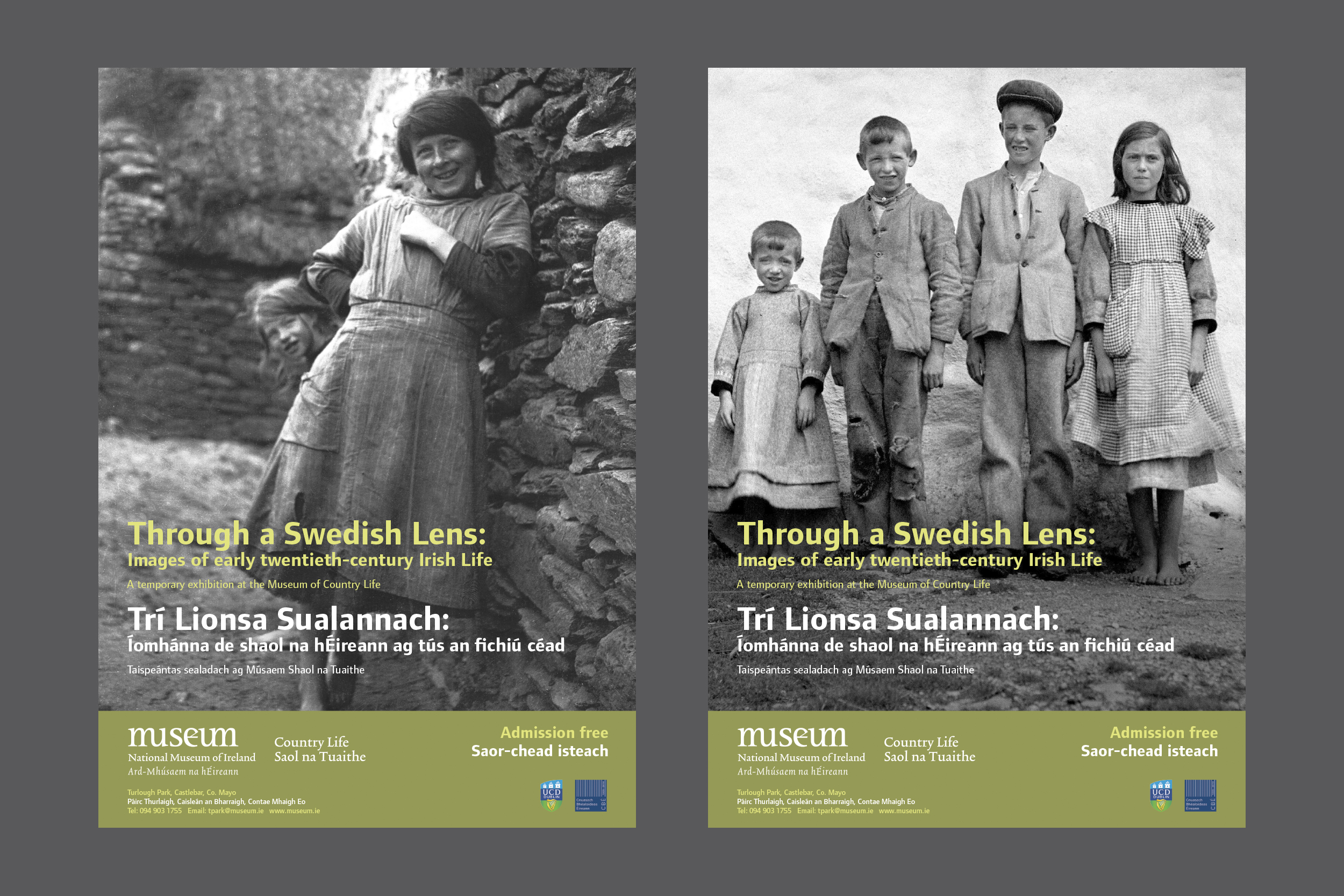 National Museum of Ireland  Brand design, interpretive design  