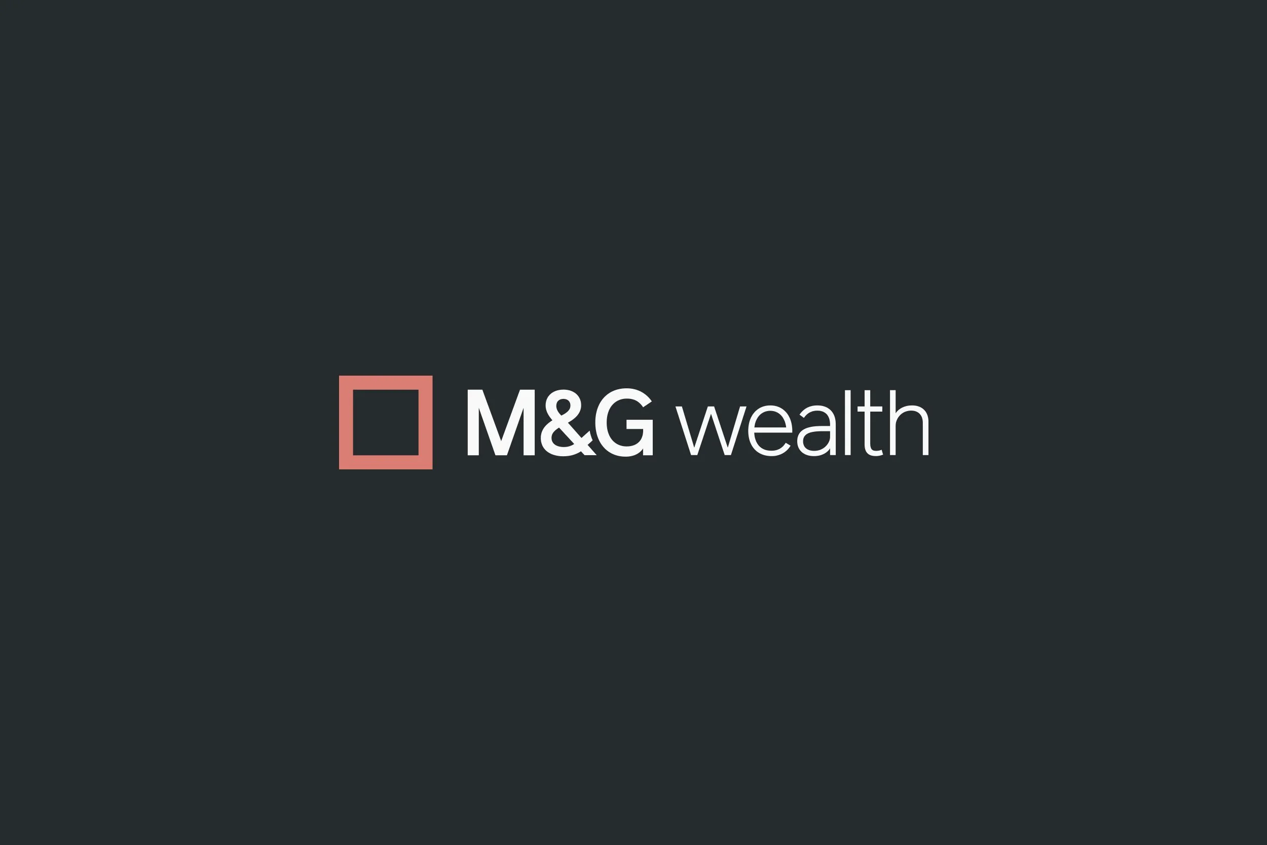   M&amp;G Wealth  Corporate Identity, brand development 