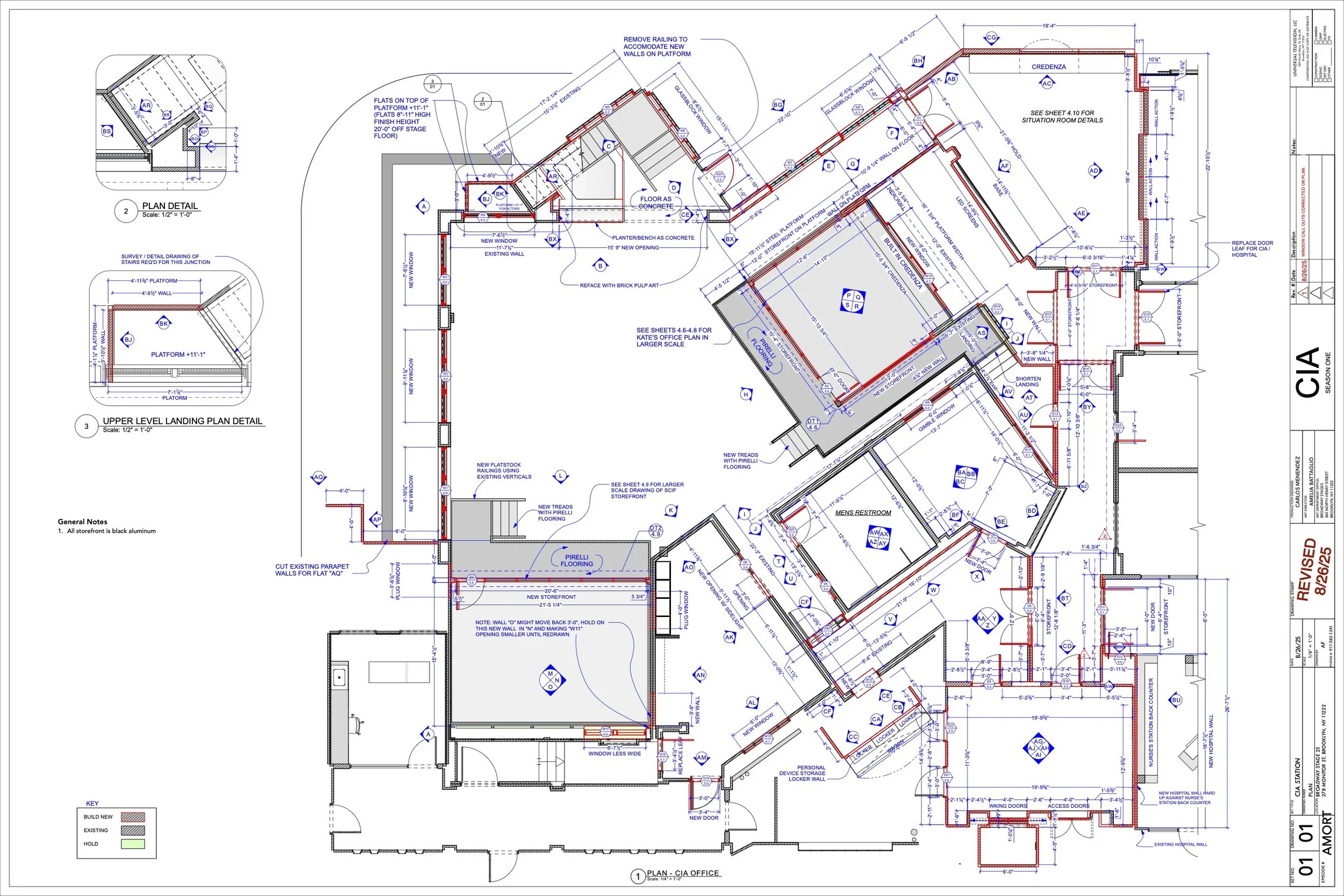 Drafting for "CIA" TV show - CIA Station