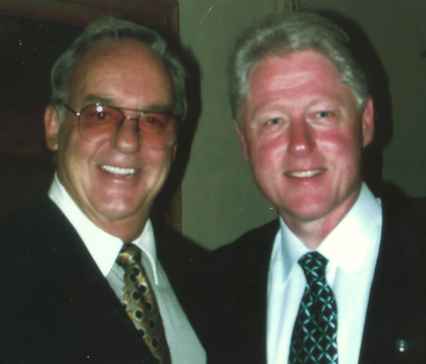 Tony and Bill Clinton