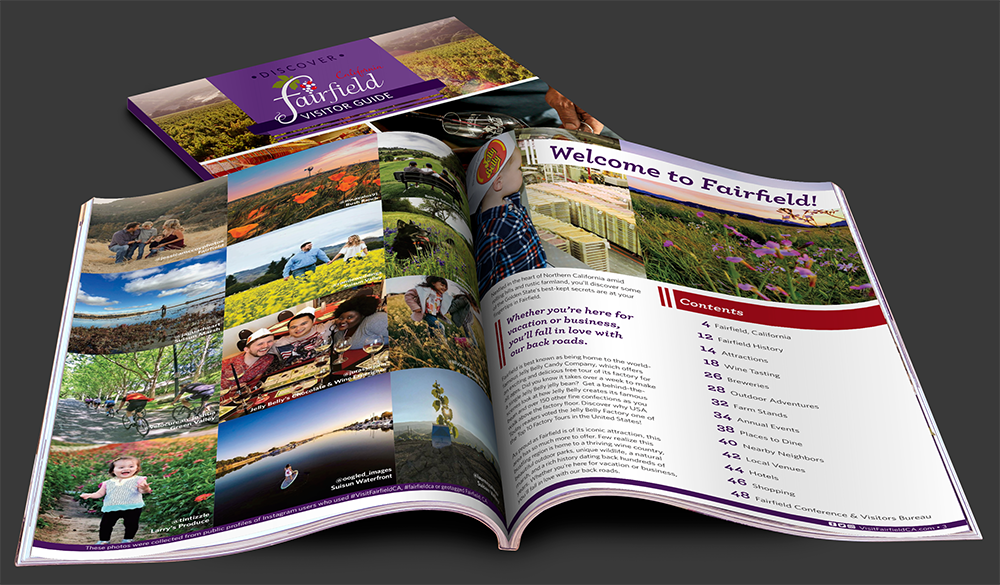   Visit Fairfield, California Visitor Guide.  2019 