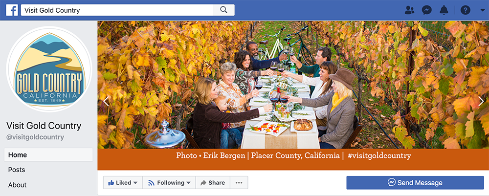   Visit Gold Country on Facebook.  