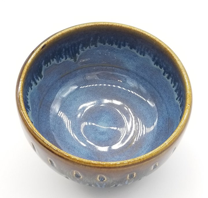 A Non-Pattern Glazed Small Mixing Bowl – Always Azul Pottery