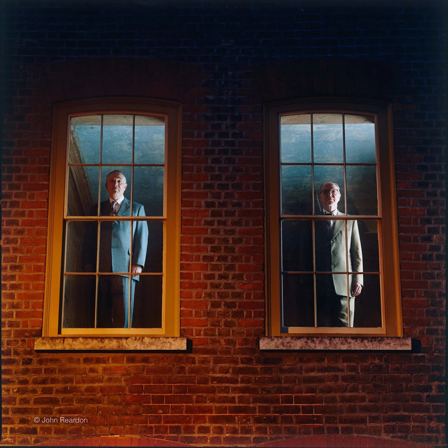 Gilbert &amp; George.

Happy birthday Gilbert!

&copy; John Reardon, 2006.

Follow @johnreardonarchive for more unpublished &amp; archive materials.

@johnreardonarchive #GibertandGeorge @gilbertandgeorgecentre
#contemporaryart #britishartists #artis