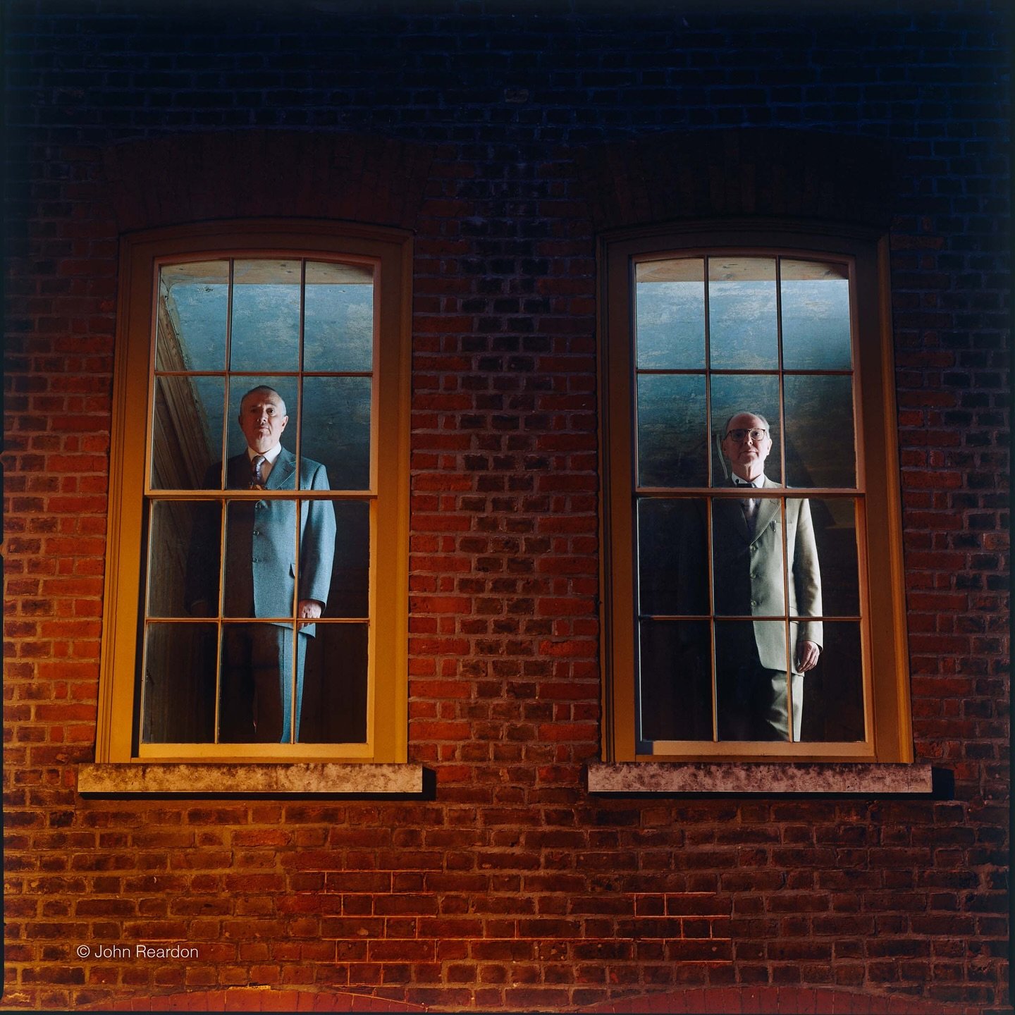 Gilbert &amp; George.

Happy birthday Gilbert!

&copy; John Reardon, 2006.

Follow @johnreardonarchive for more unpublished &amp; archive materials.

@johnreardonarchive #GibertandGeorge @gilbertandgeorgecentre
#contemporaryart #britishartists #artis