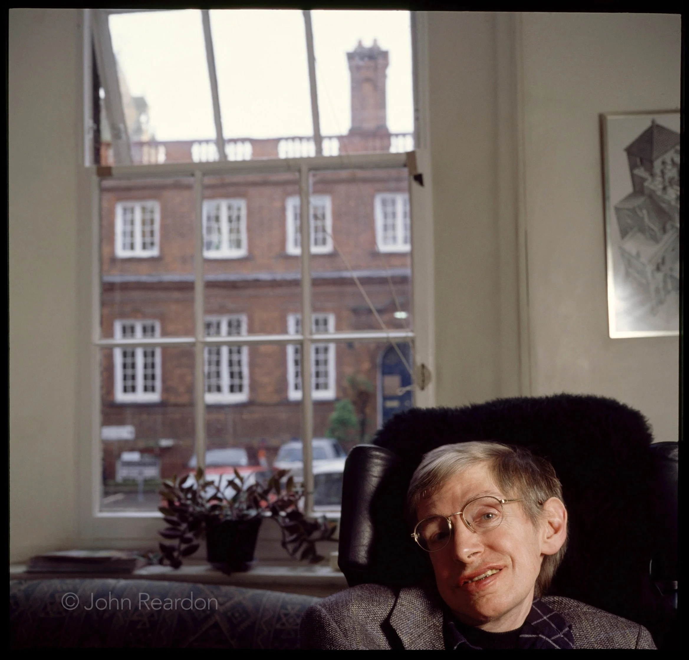 Professor Stephen Hawking.

Photograph &copy; John Reardon

Follow @johnreardonarchive for more unpublished &amp; archive materials

#StephenHawking #ABriefHistoryOfTime #astrophysicist #cosmologist #physicist