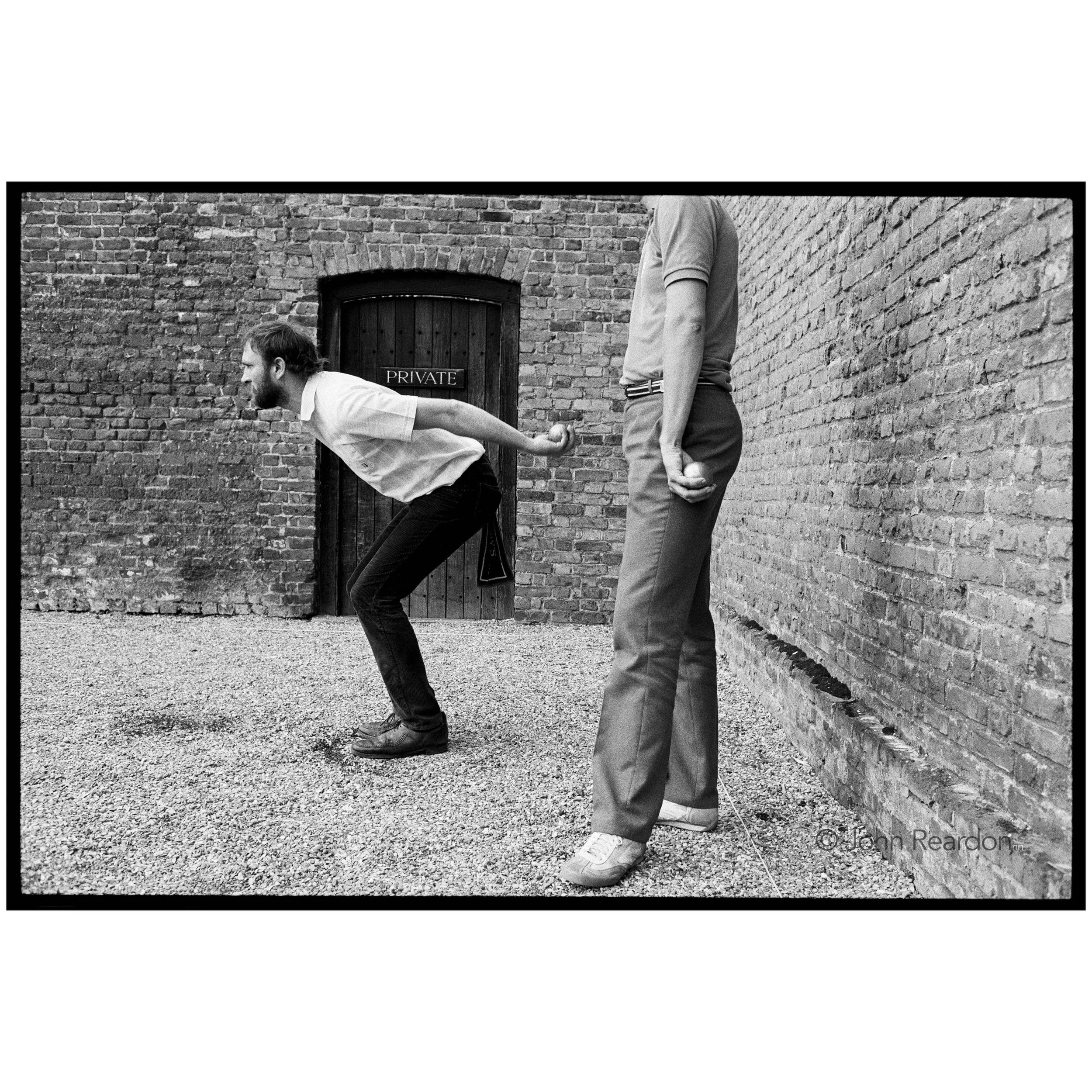 P&eacute;tanque emerged in La Ciotat, Provence, in 1910, as a variation of the older Proven&ccedil;al game of jeu proven&ccedil;al. The crucial difference was that players threw their boules with their feet planted firmly inside a circle &ndash; pied