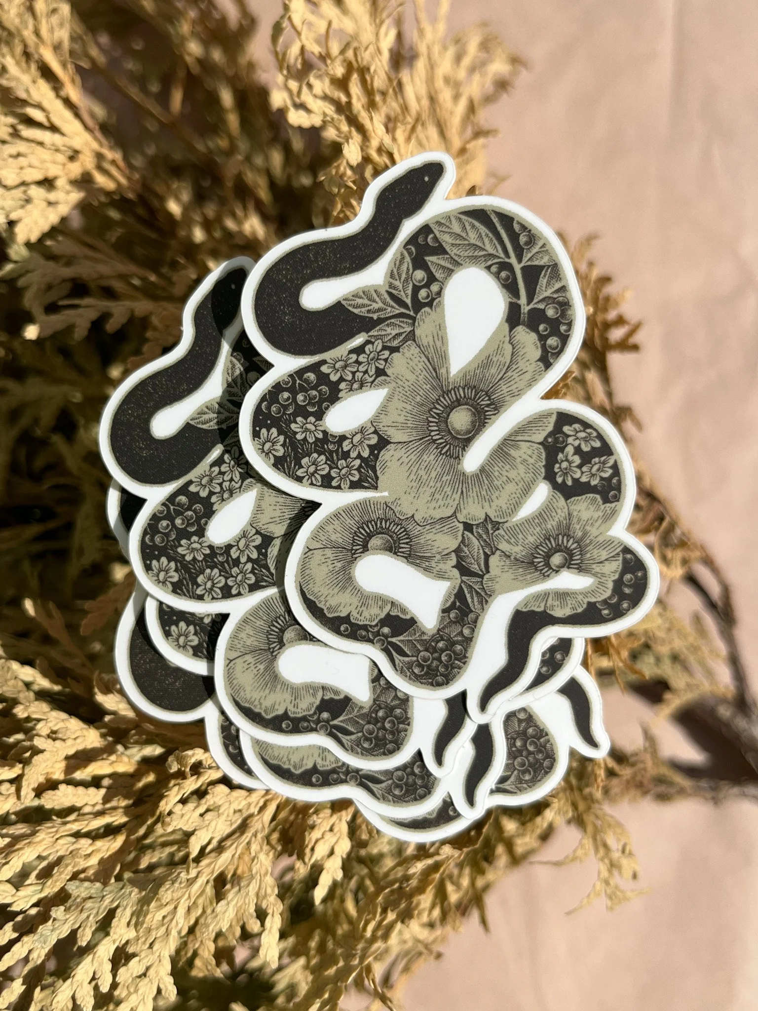 Snake Bouquet Sticker