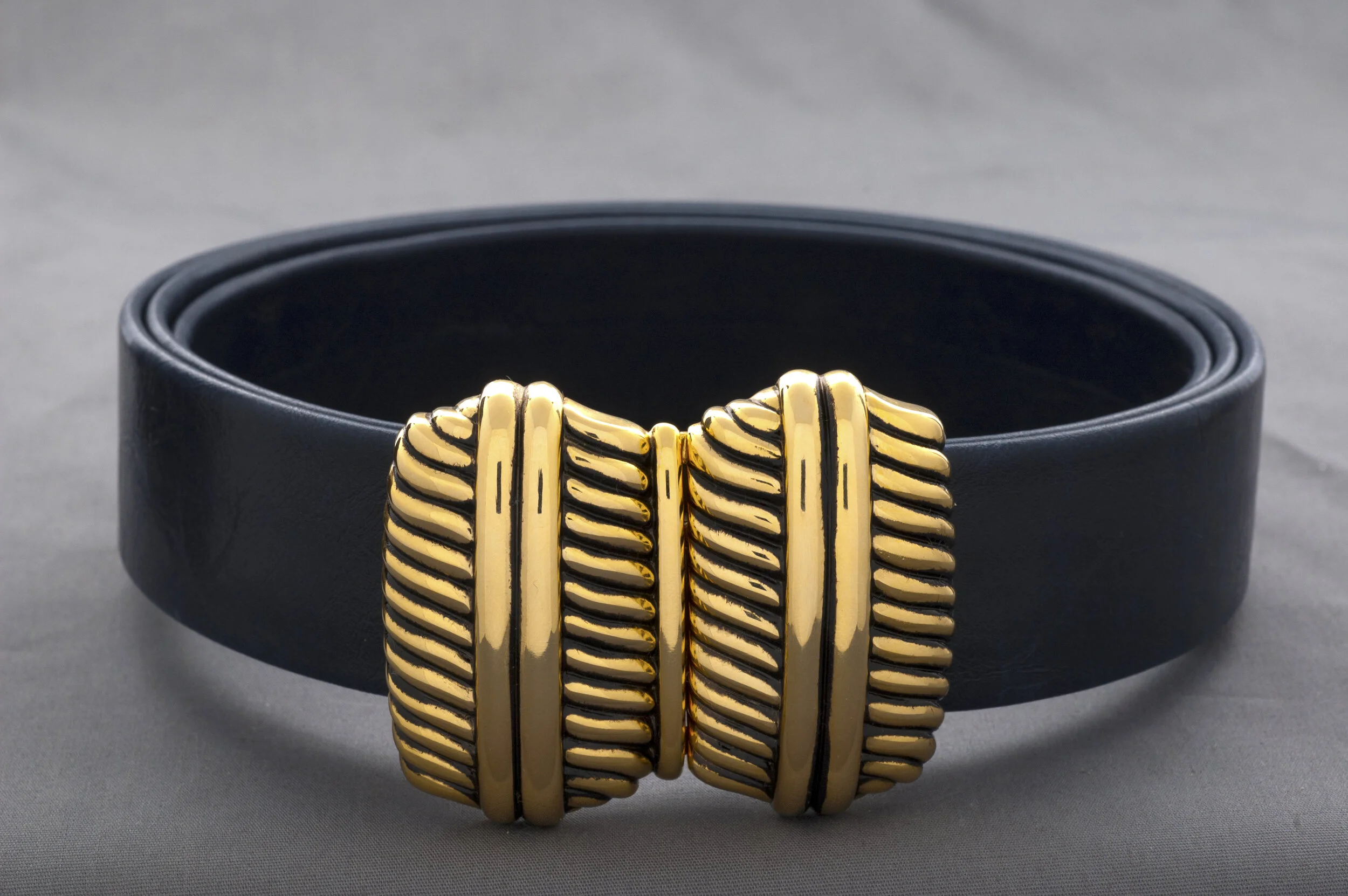Double Lined Rope/ Antique Gold Interchangeable Buckle