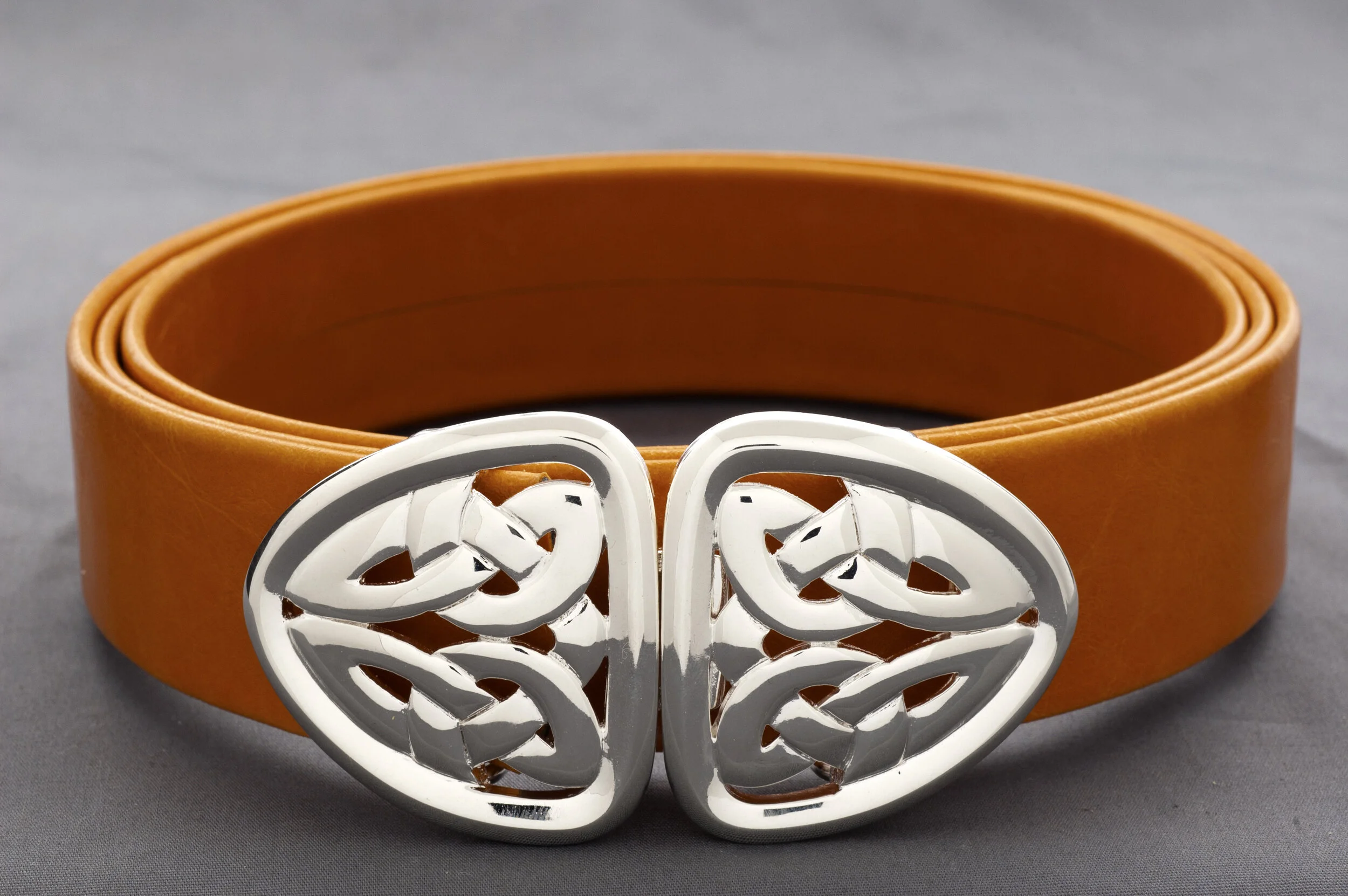 Celtic Triangles/ Silver Interchangeable Buckle