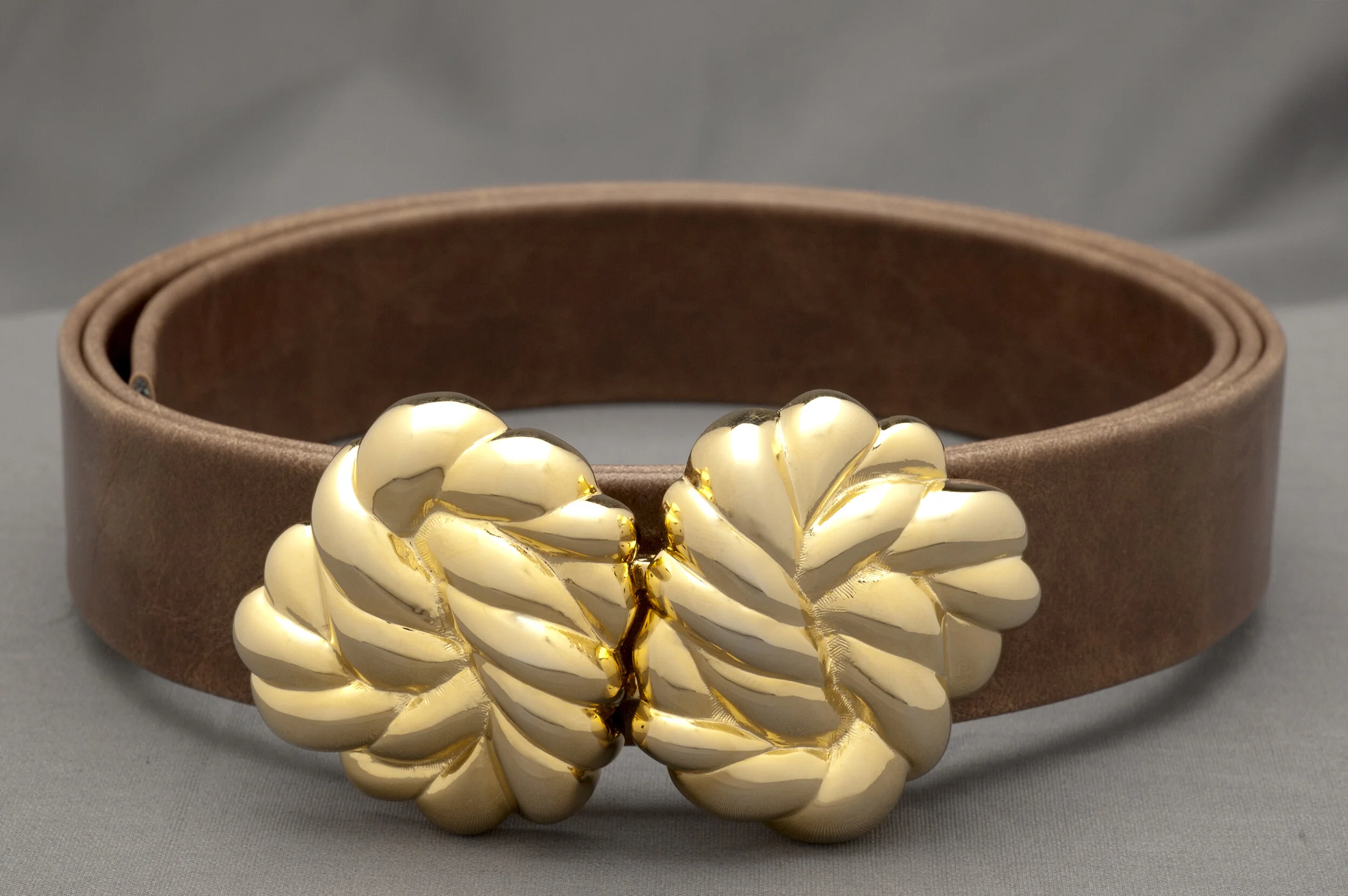 Knotted Rope/ Gold Interchangeable Buckle