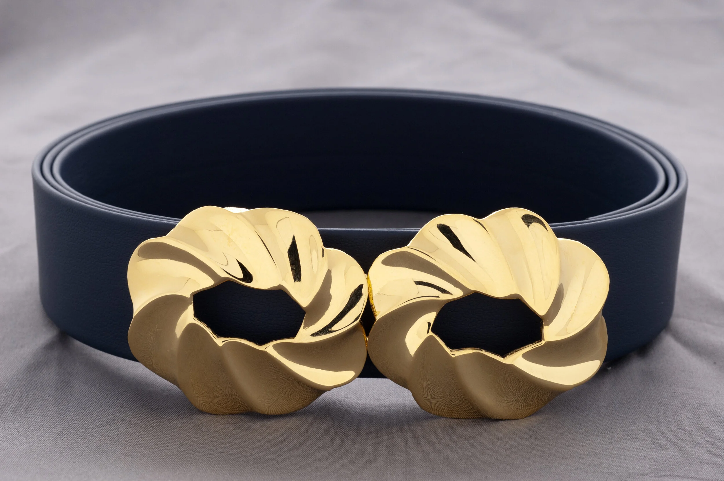 Oval Scallop/ Gold Interchangeable Buckle