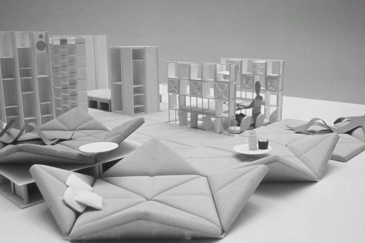 Pierre Paulin at the Pompidou
