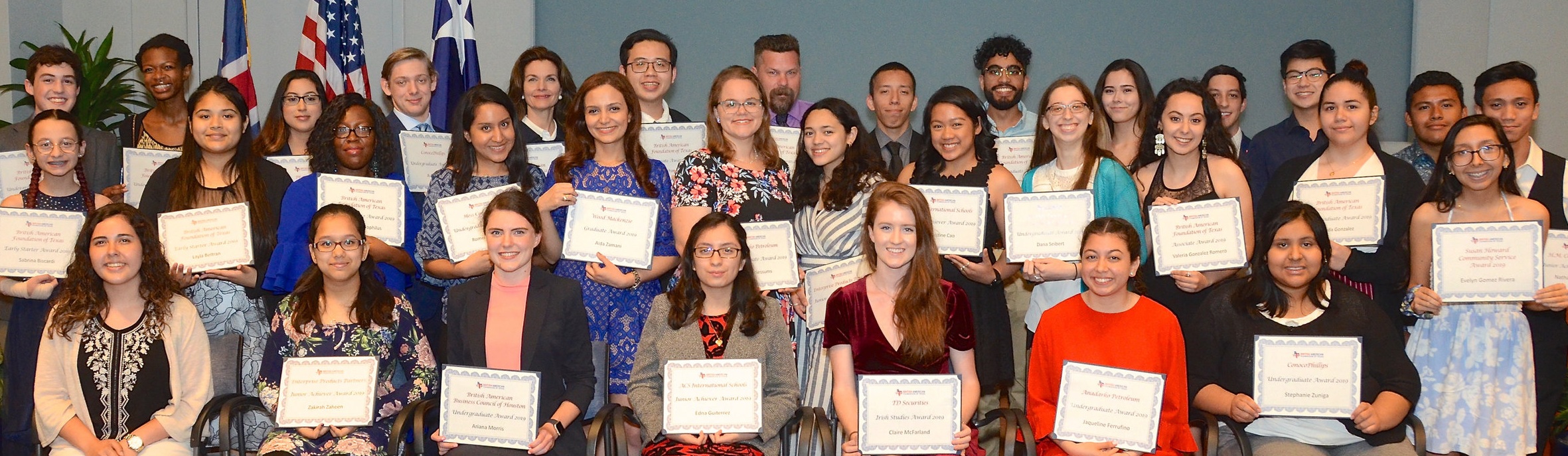 The British American Foundation of Texas Class of 2019