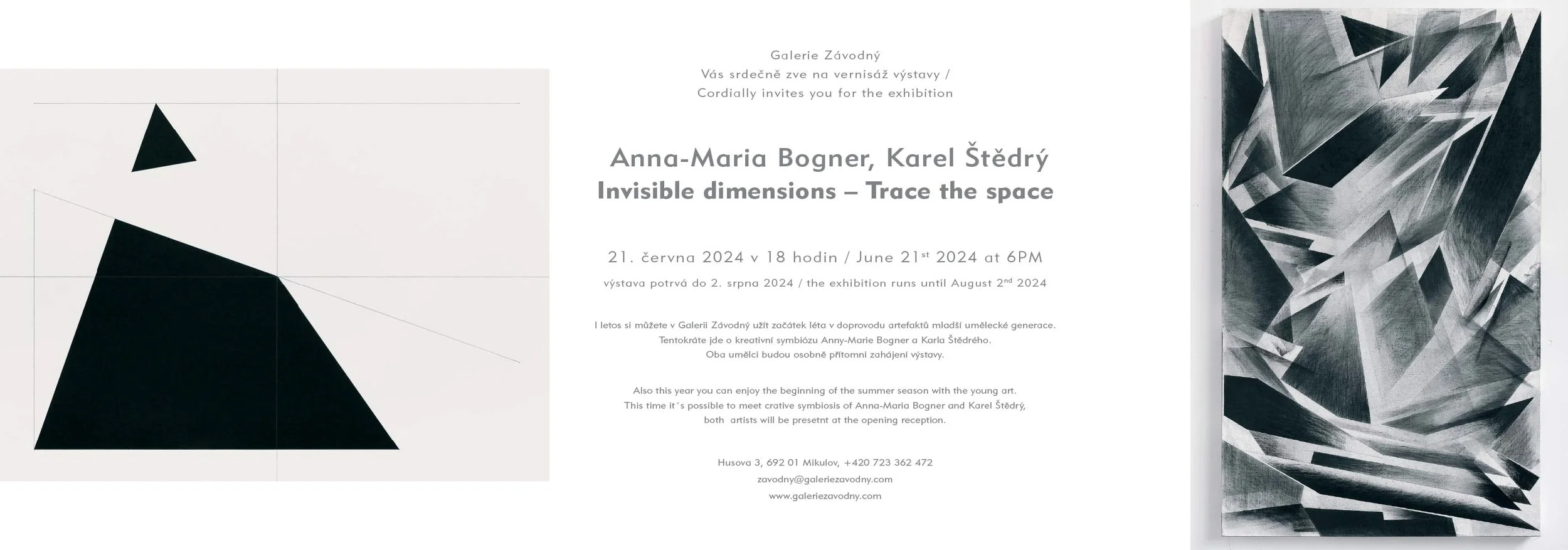Zahájení výstavy Invisible dimension - Trace the space