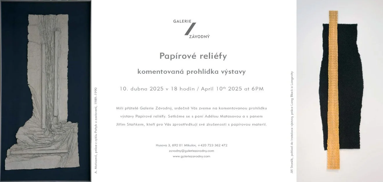 Komentovaná prohlídka výstavy Papírové reliéfy