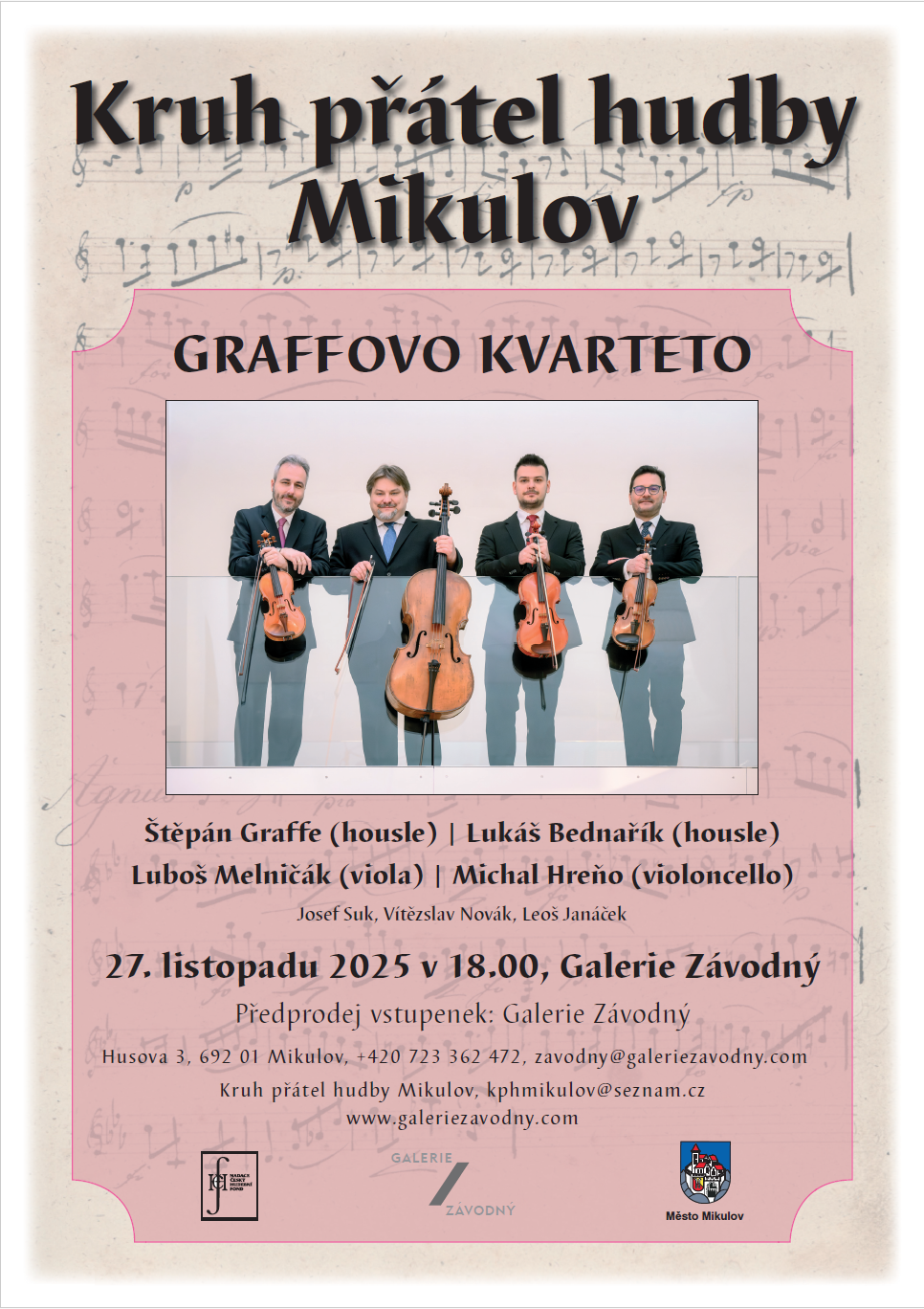 Koncert Graffovo kvarteto