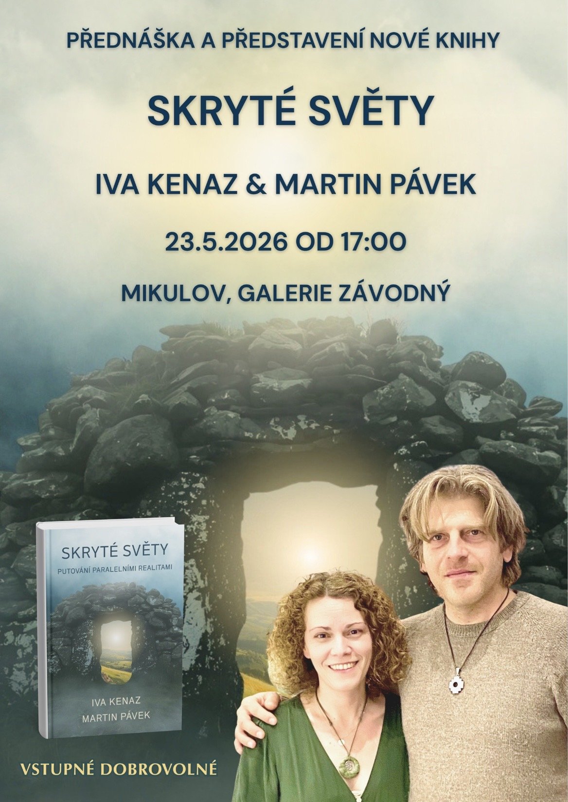 Přednáška a představení nové knihy Ivy Kenaz - Skryté světy