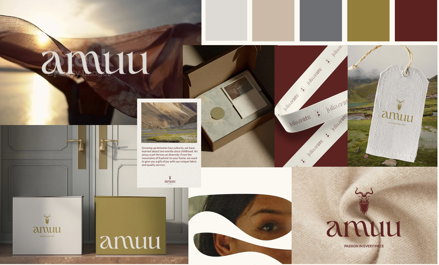 Amuu Cashmere Rebrand