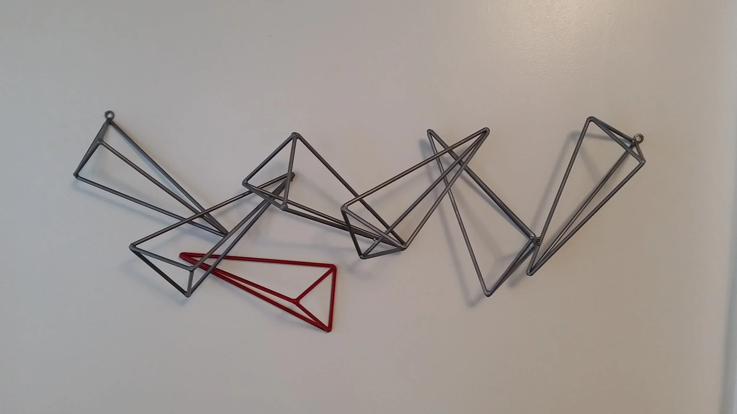 "prisms" wall sculpture