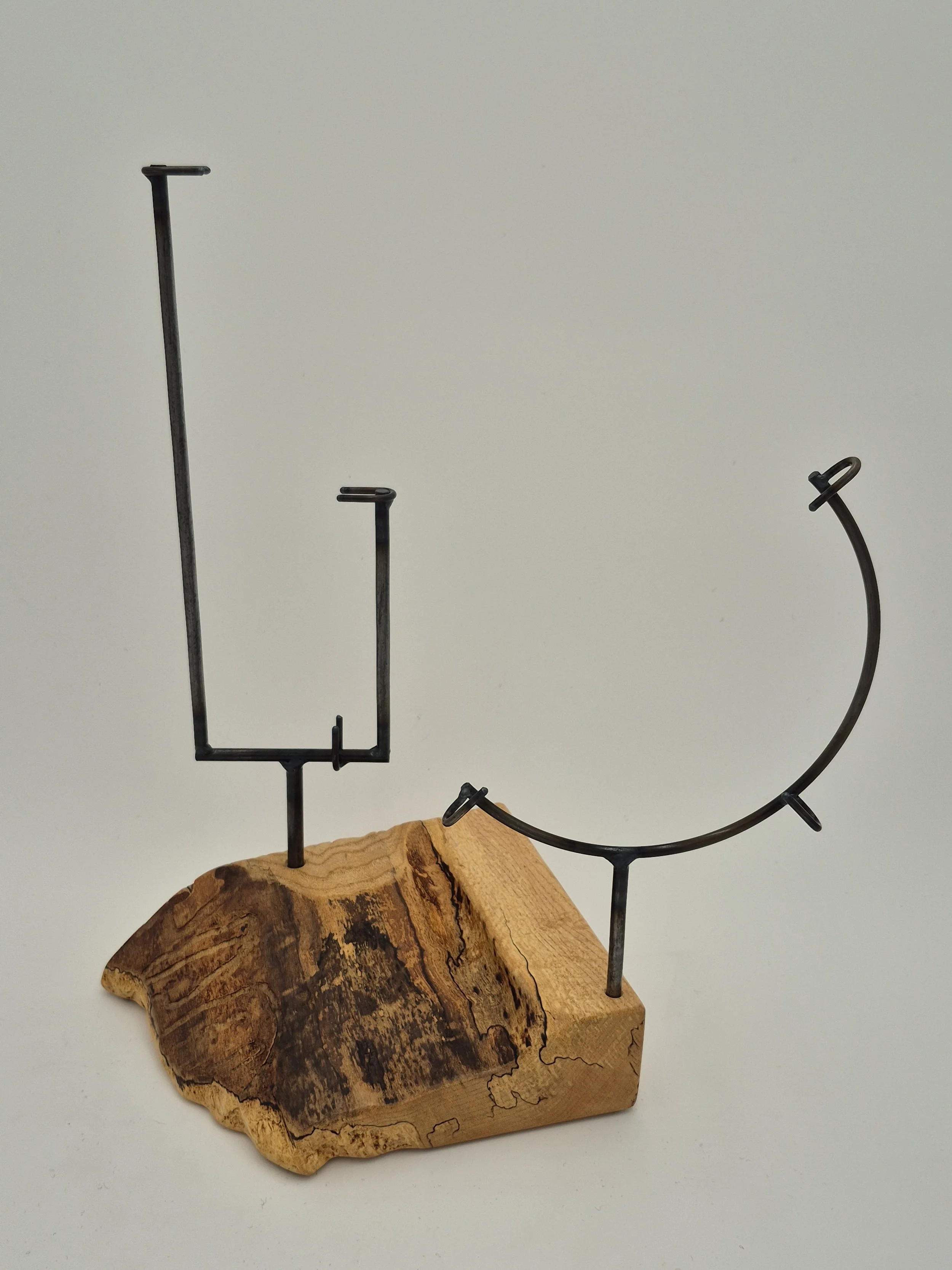3" x 12", and 8" on maple