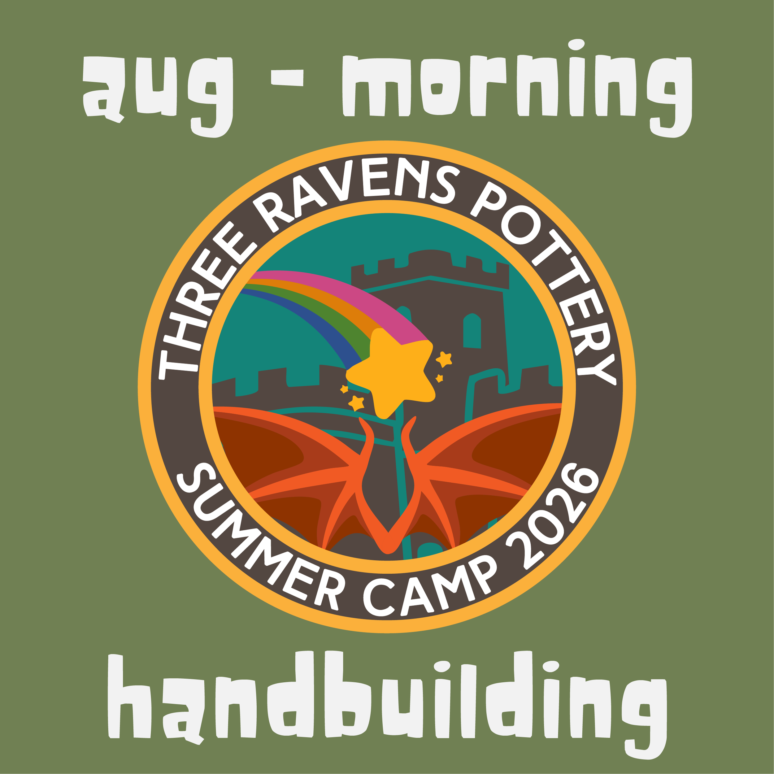 August Young Ravens Summer Pottery Camp: Morning Session