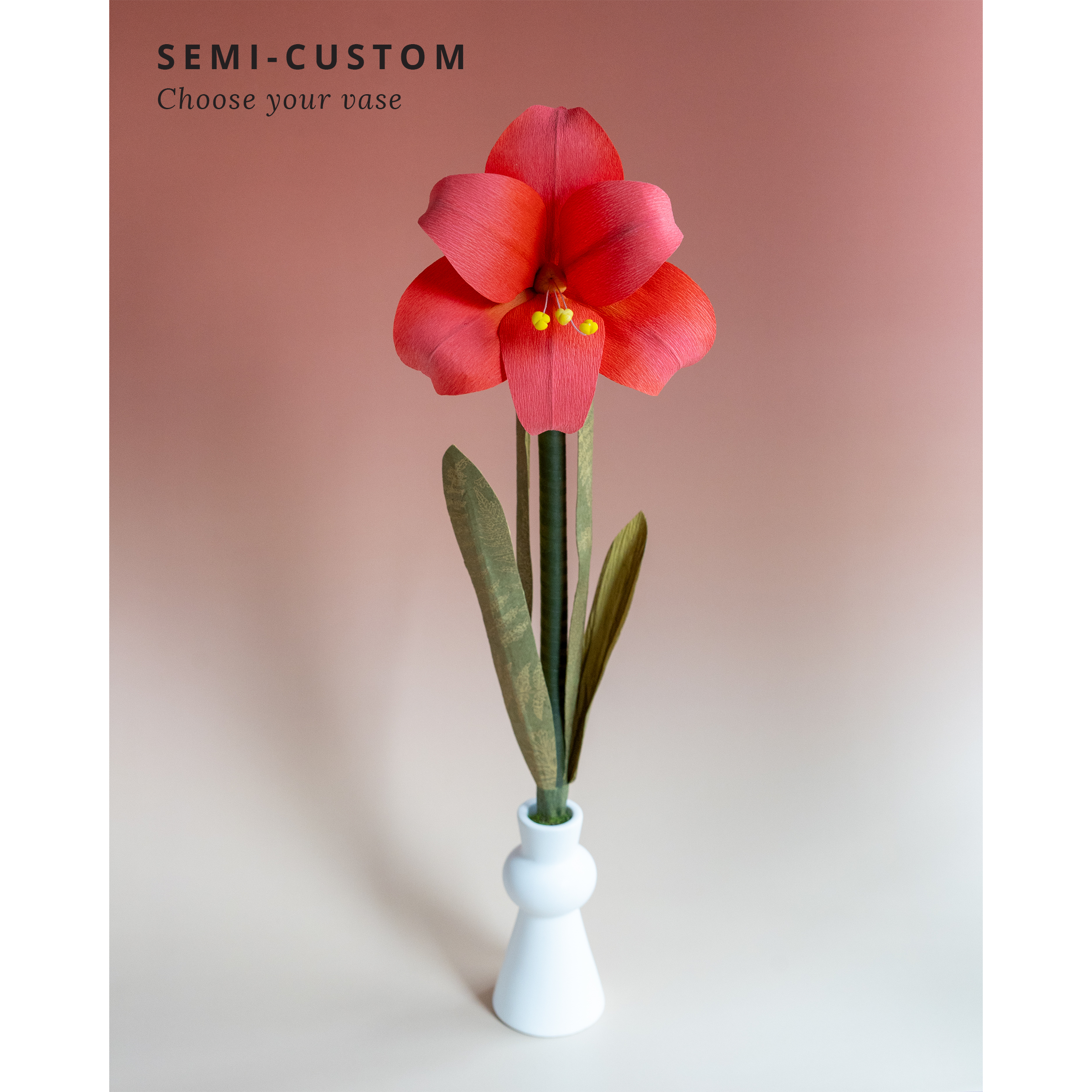 "Heavenly Host" (choose your own vase)