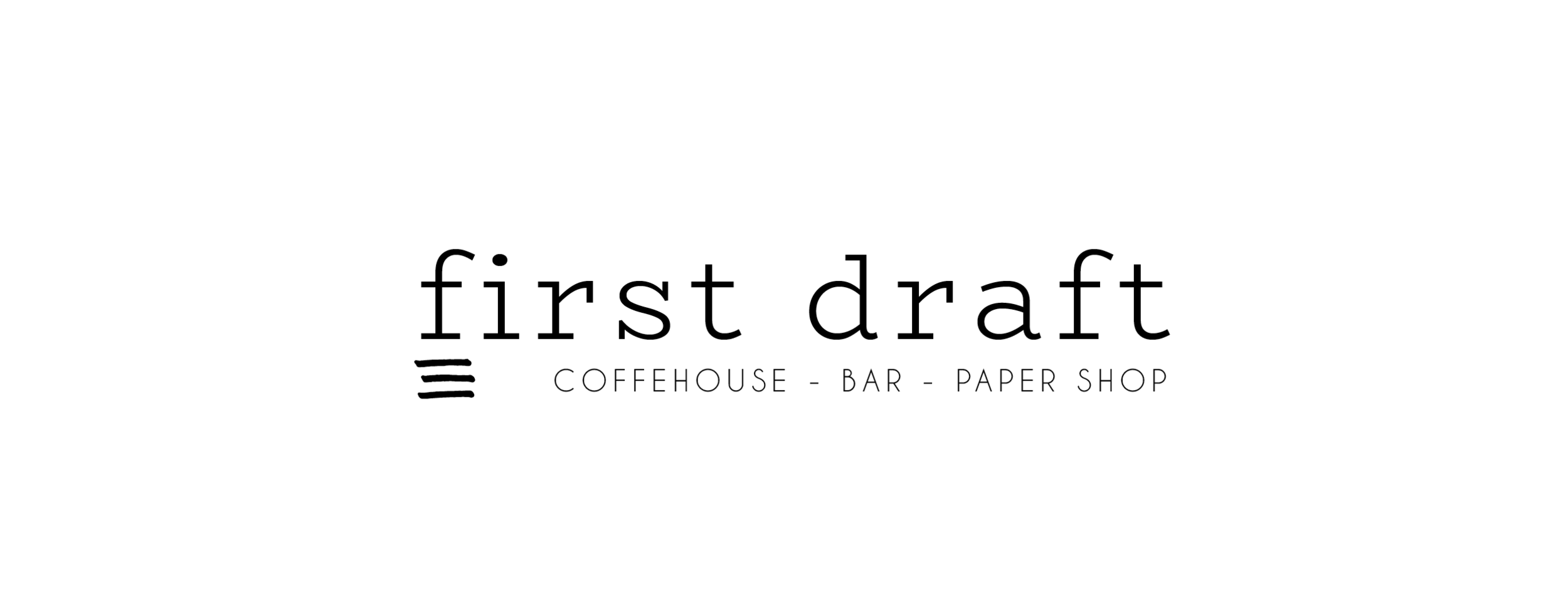 I concepted First Draft Café, a fusion of a bar, coffee shop, and paper shop. A play on the “draft” elements of beer, nitrogen-infused cold brew coffee, and writing, the branding utilizes both typewriter and classic literary serif fonts, as well as hand-drawn proofreading marks, to create a welcoming, familiar, and personable feeling.