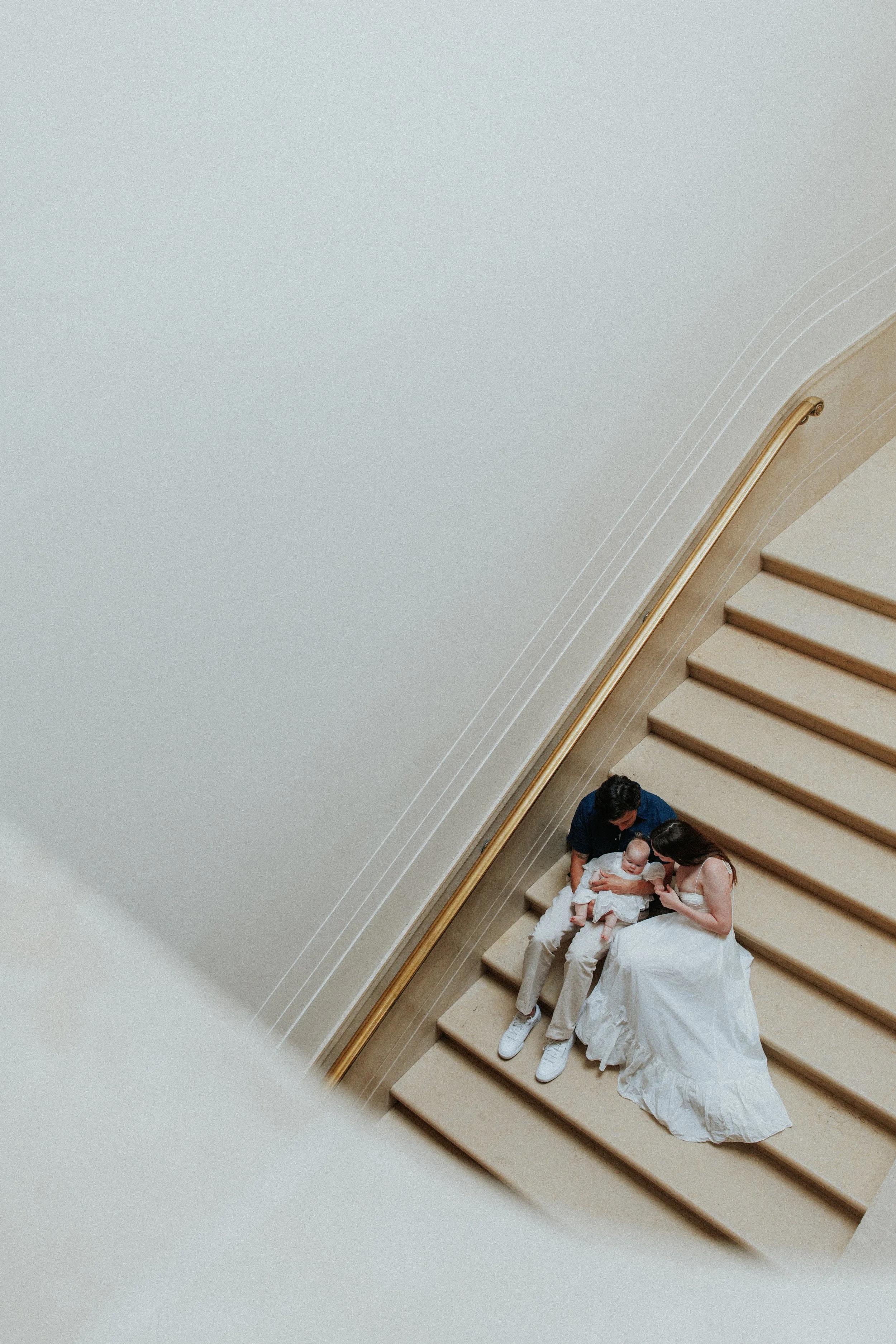 meredith &amp; steve &amp; monroe  | newborn portraits at the National Gallery of Art