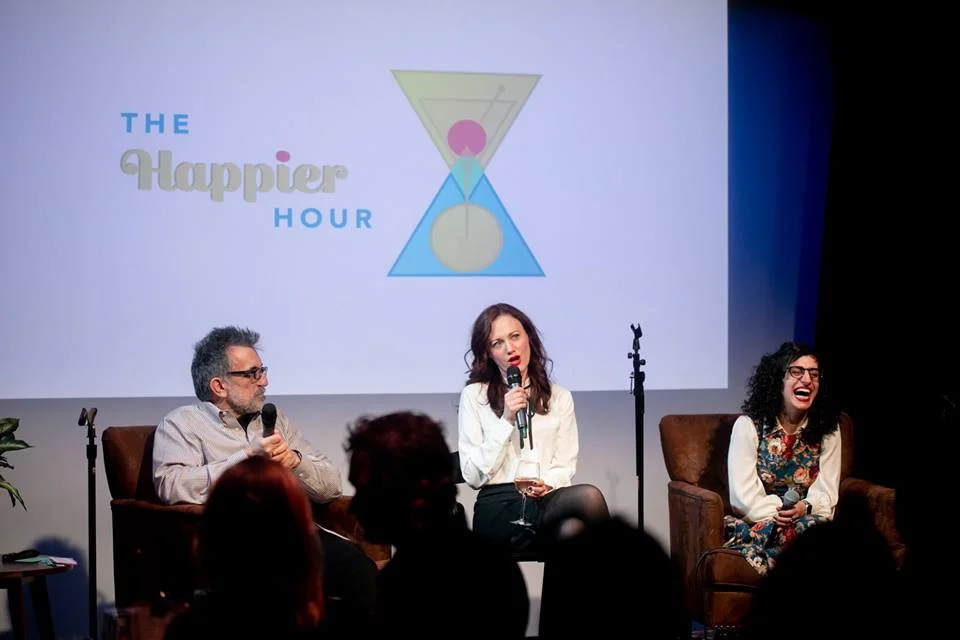 The Happier Hour Q&A at Caveat/Photo by Phillip Van Nostrand